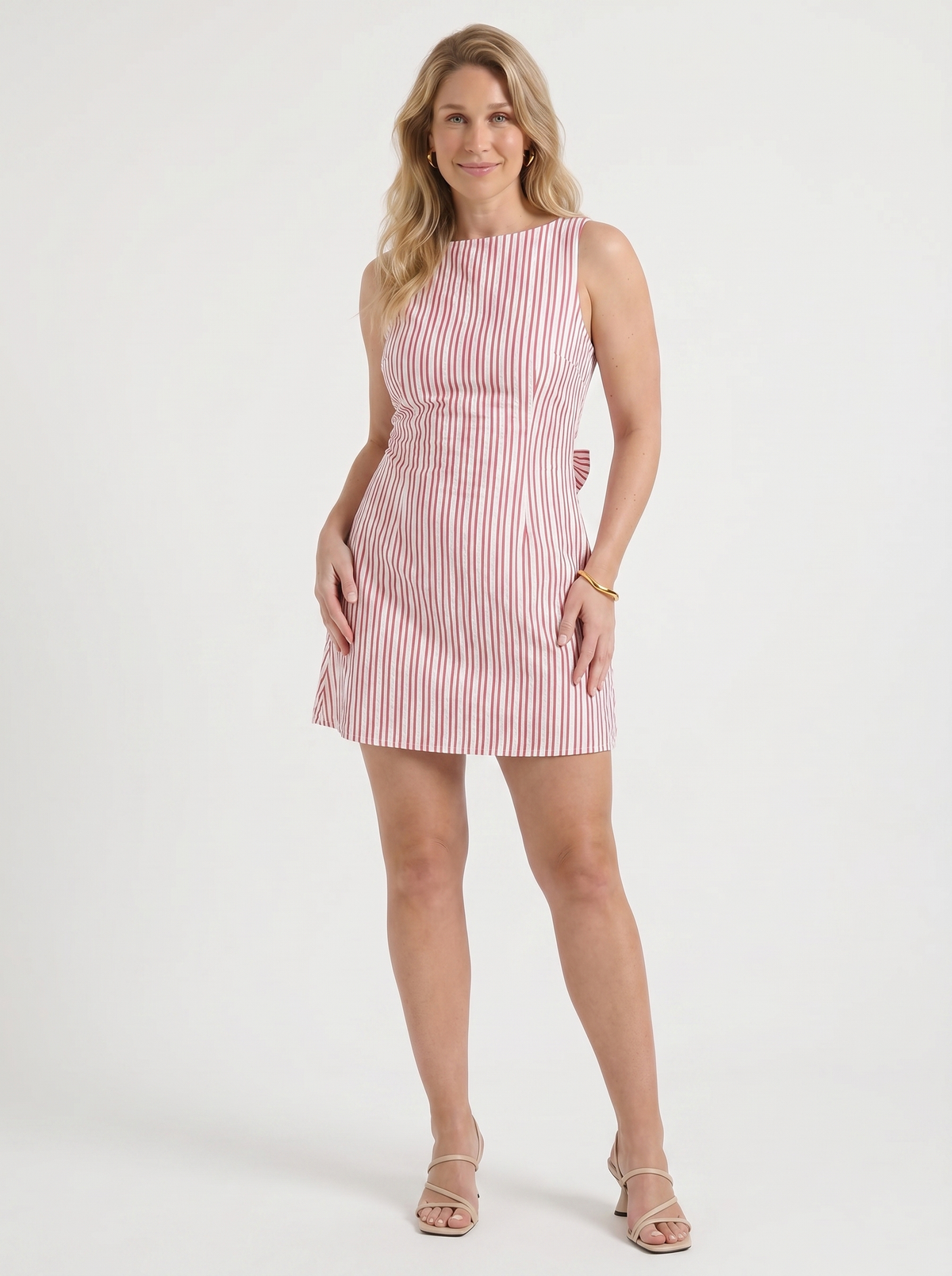 Evelina Minikleid mit Streifenmuster