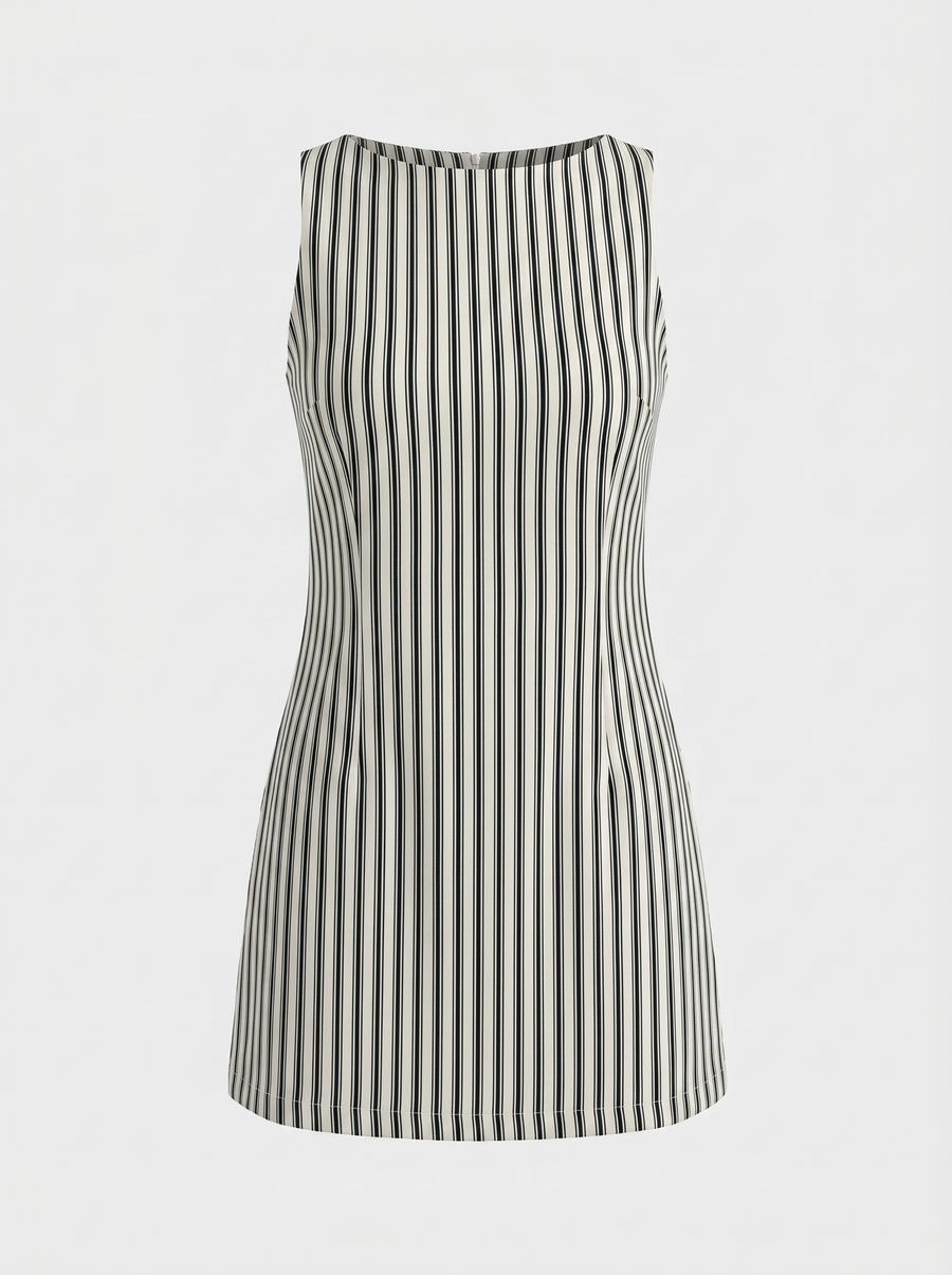 Evelina Minikleid mit Streifenmuster