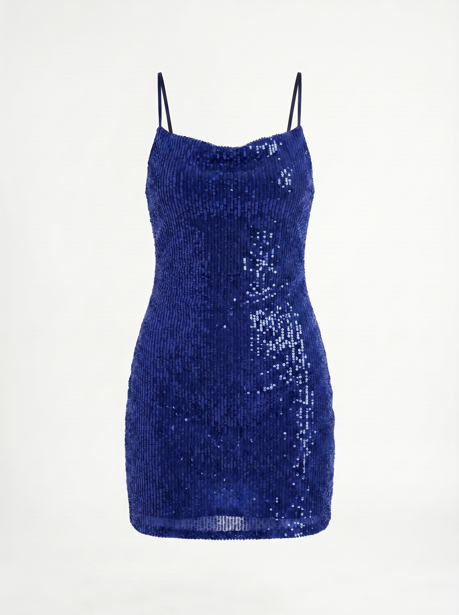 Gisella Pailletten Minikleid