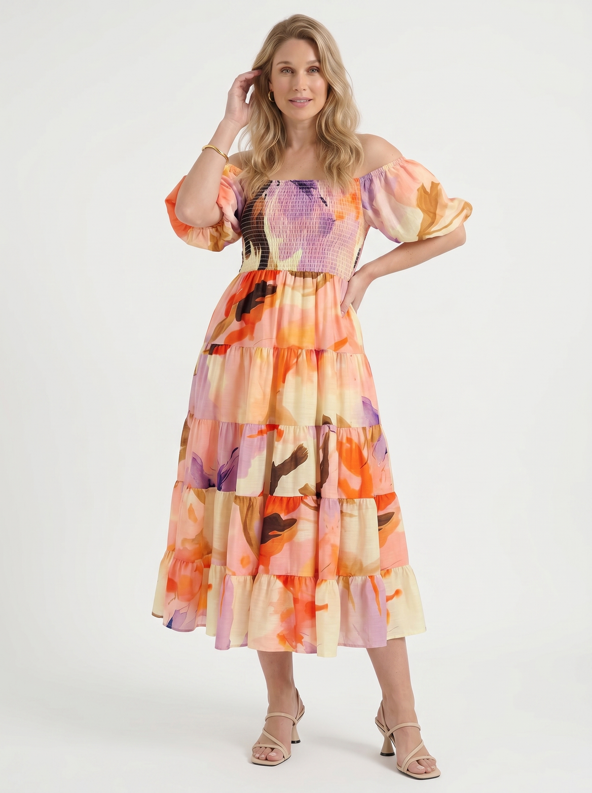Roxanne Maxikleid Schulterfrei