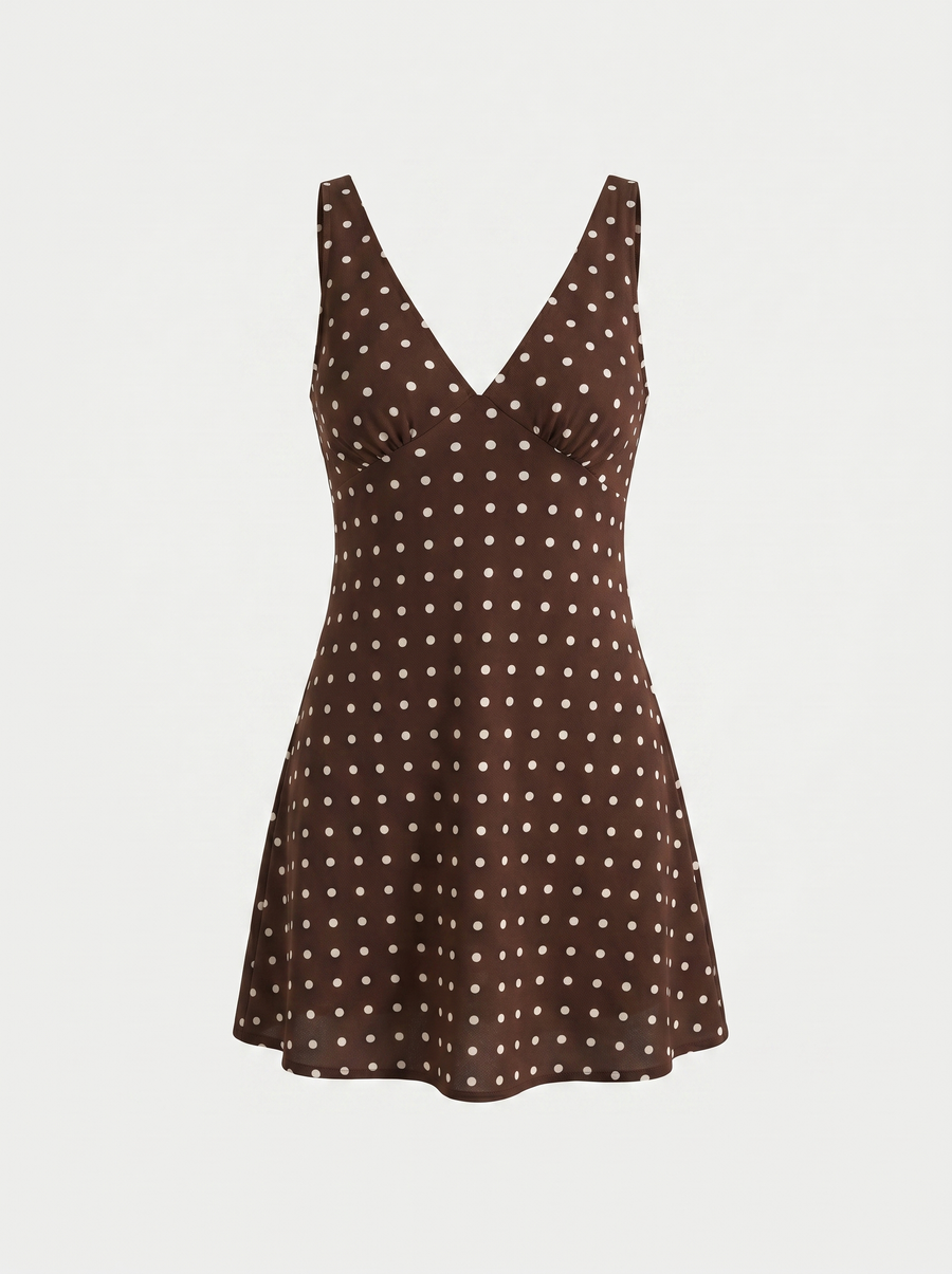 Marcellina Minikleid mit Punkteprint