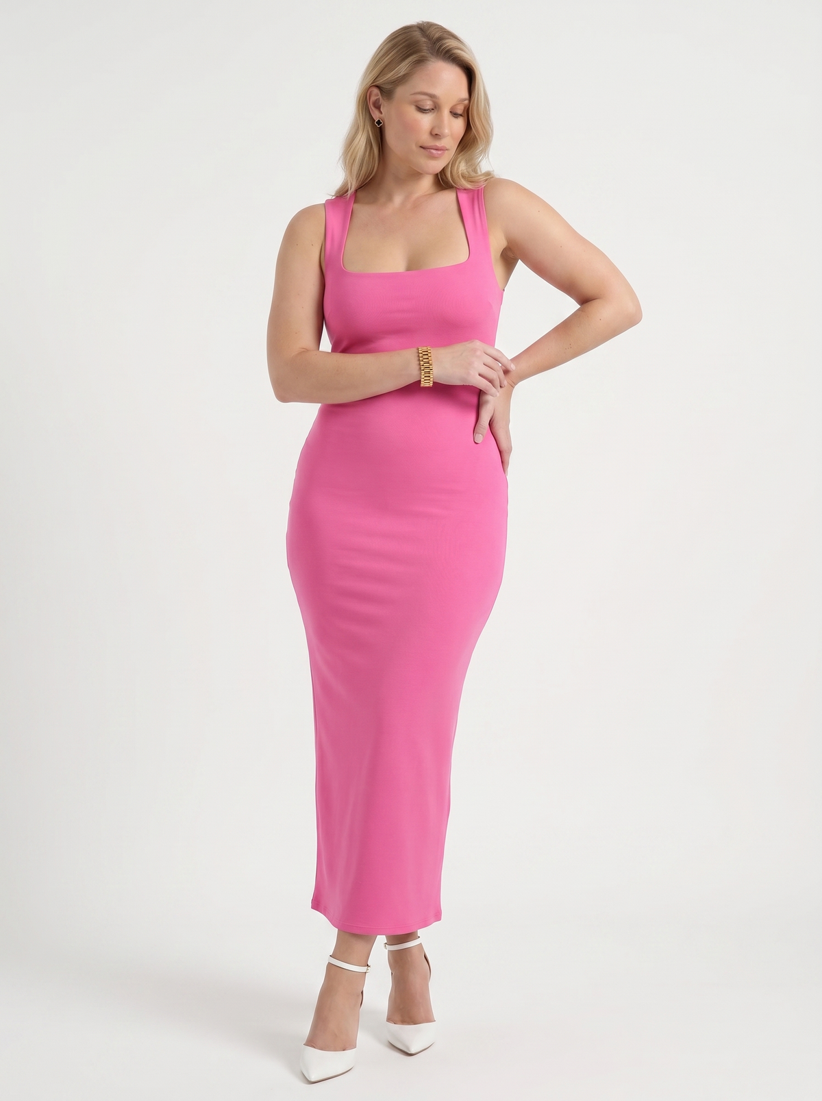 Renée Maxikleid Körperbetont