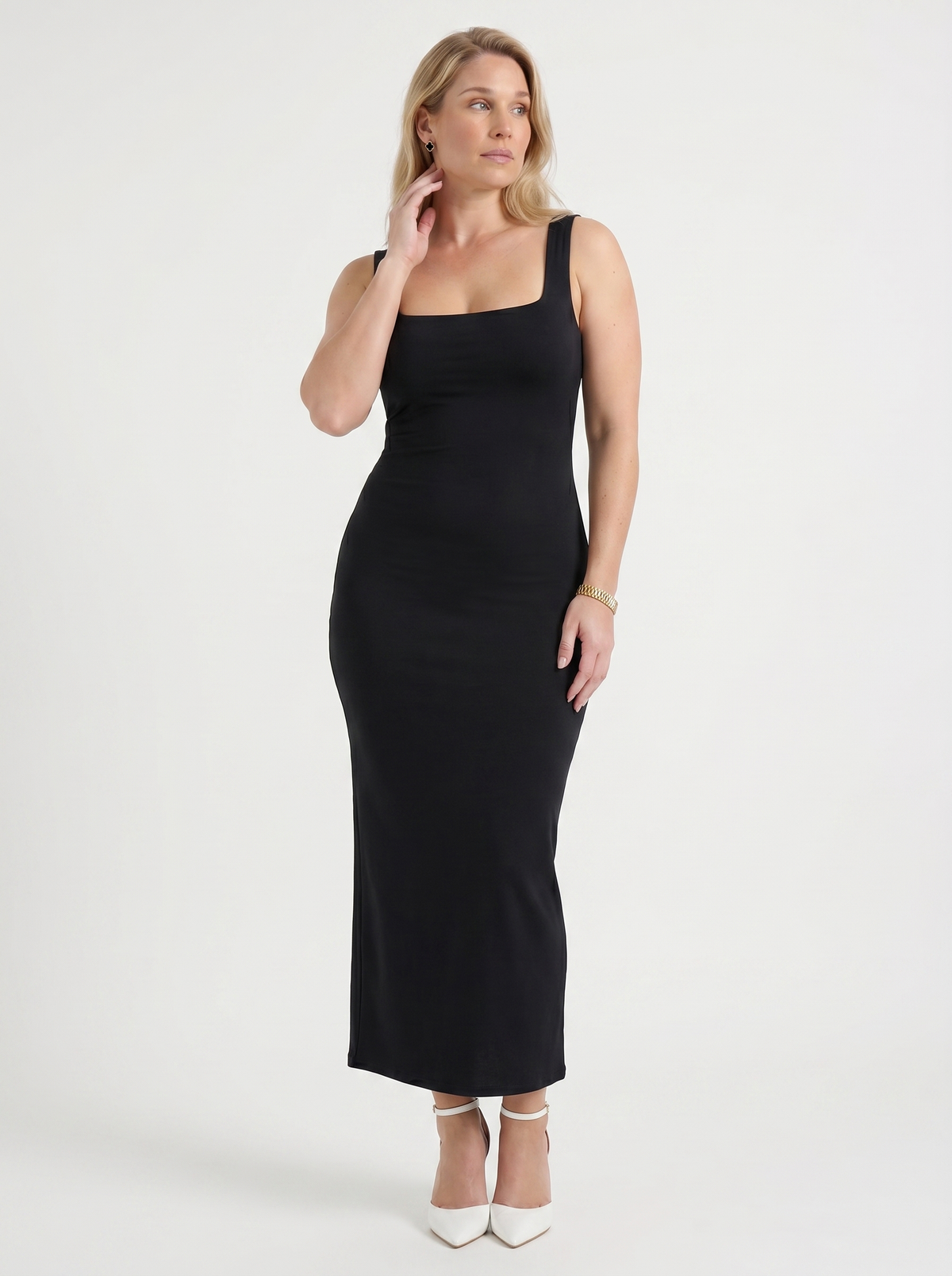 Renée Maxikleid Körperbetont