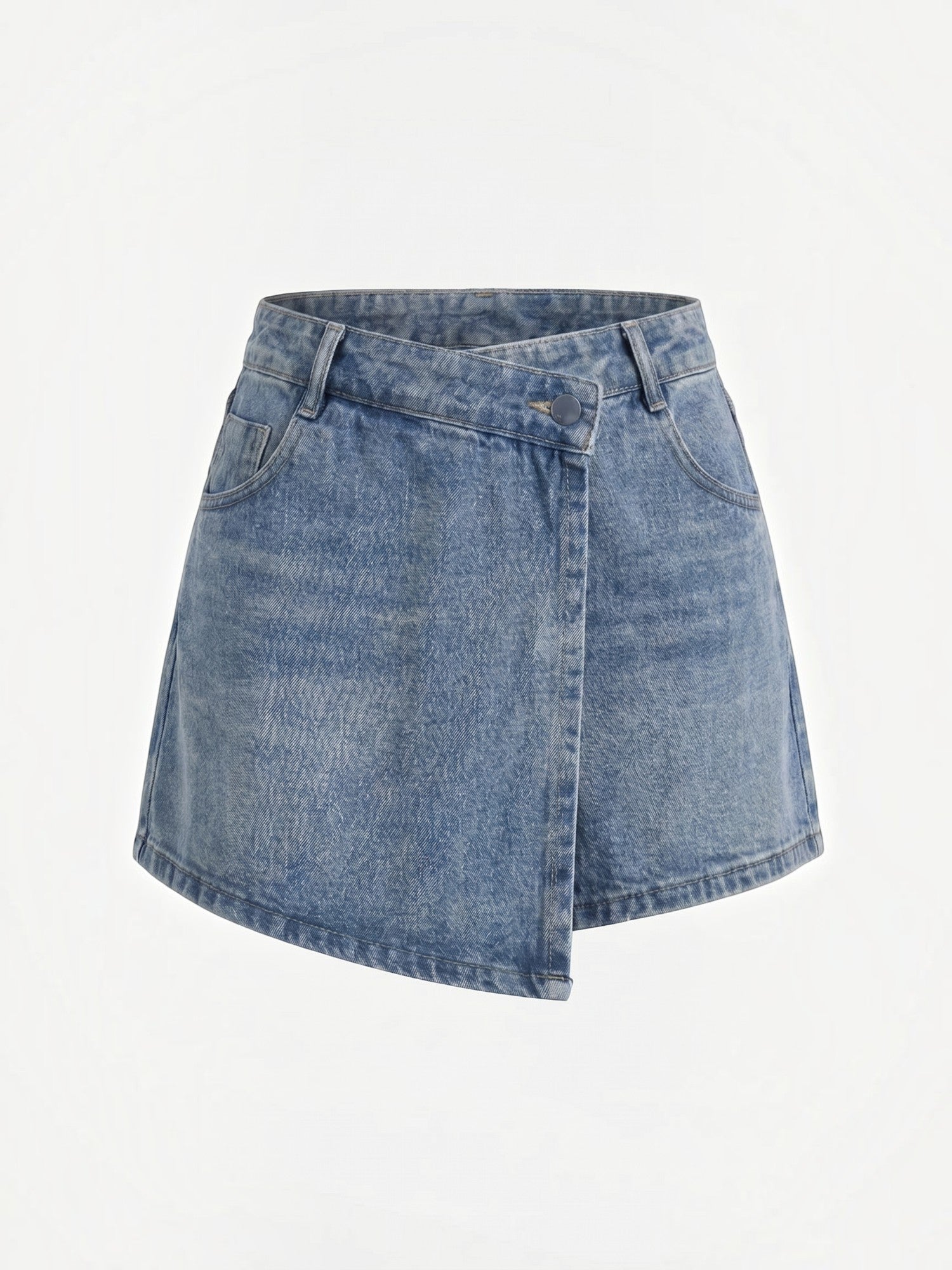 Casey Jeansrock mit Wickeloptik