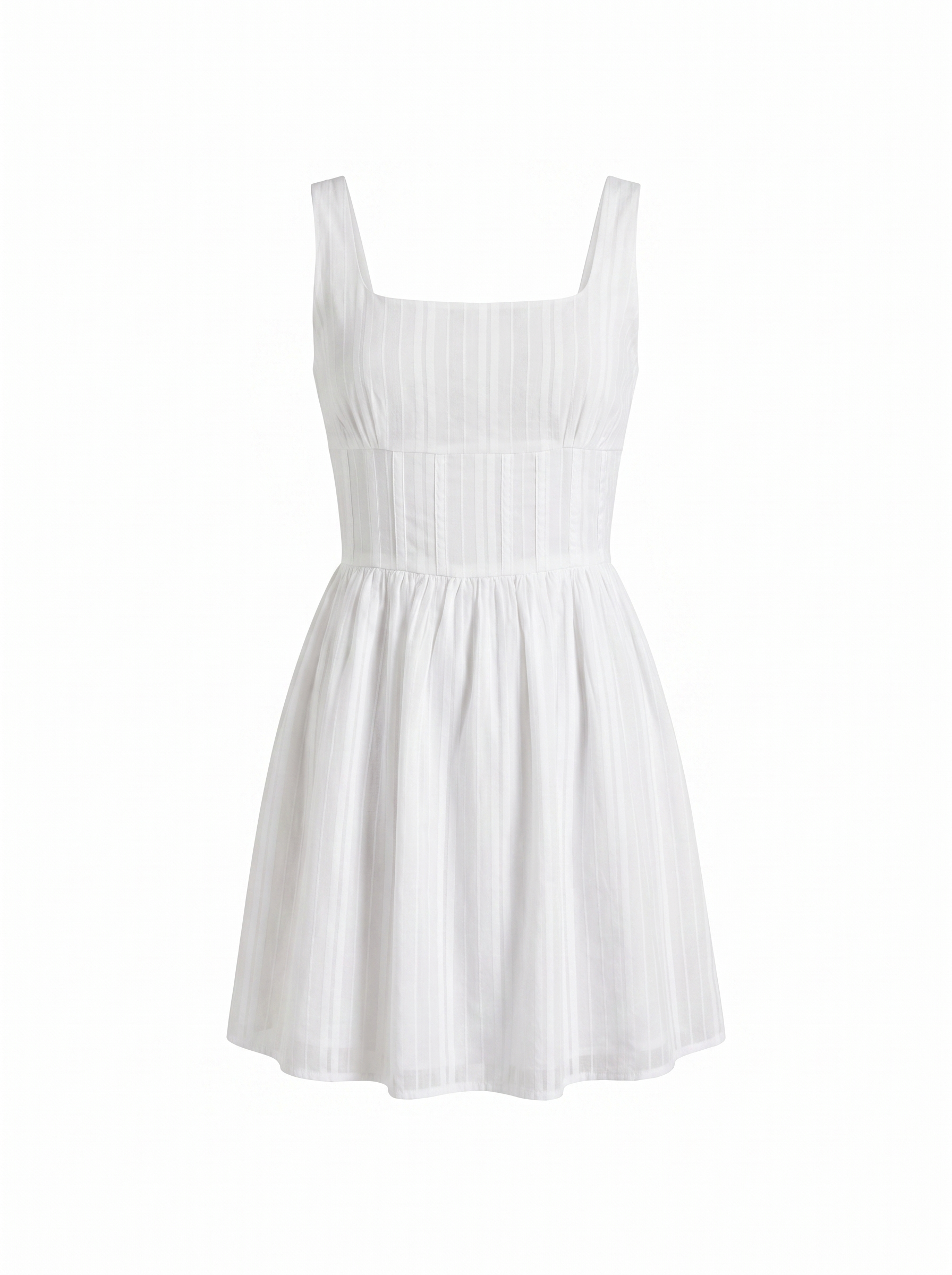 Selinae Minikleid mit Korsett-inspiriertem Oberteil