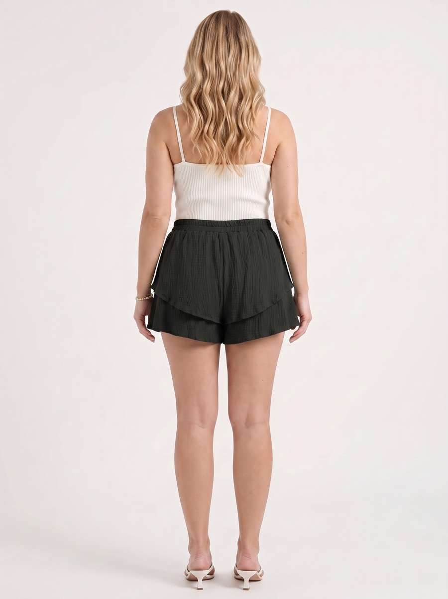 Piper Shorts im Volant-Look