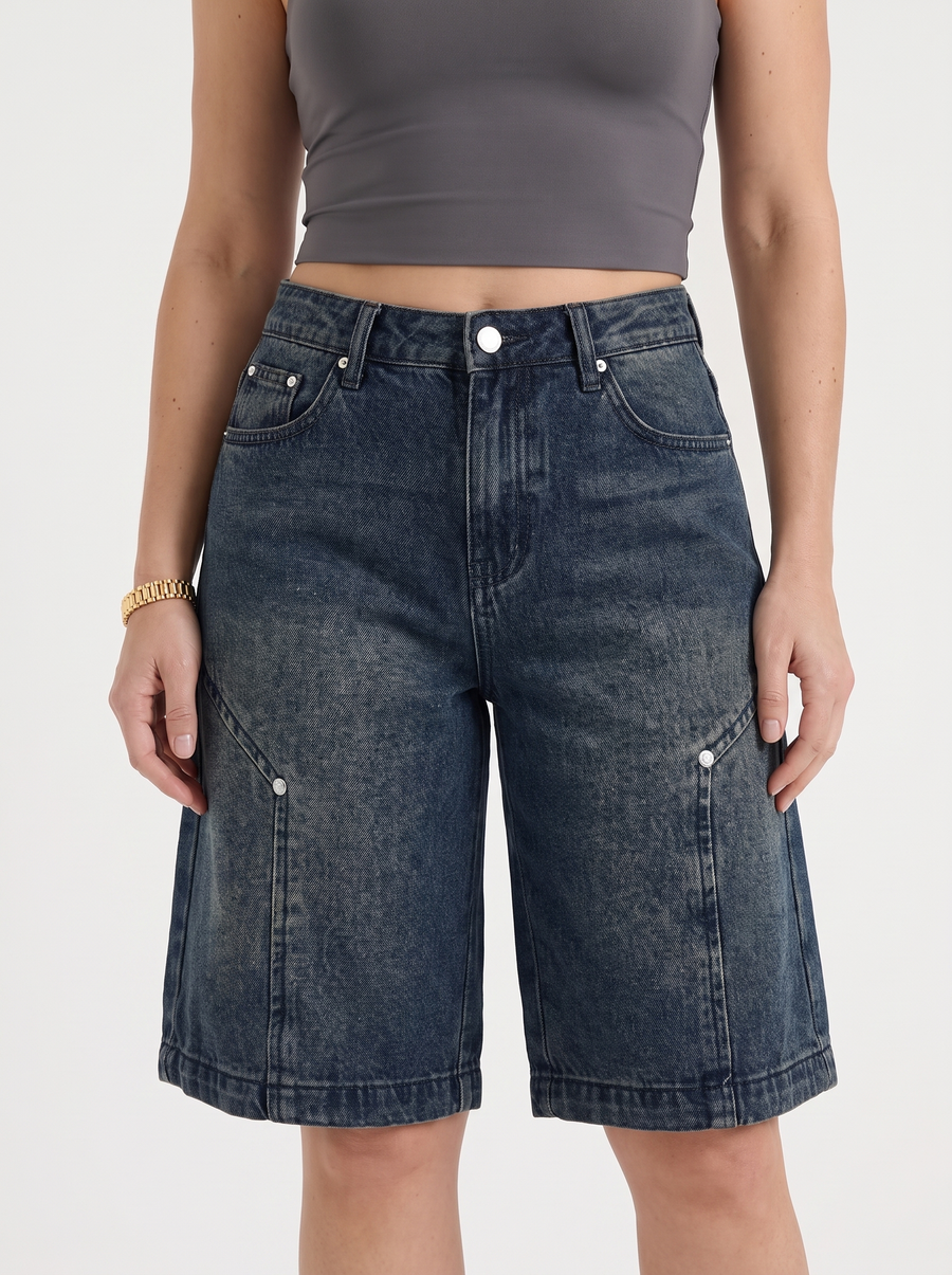 Caretta Jeans-Bermudashorts im Cargo-Stil