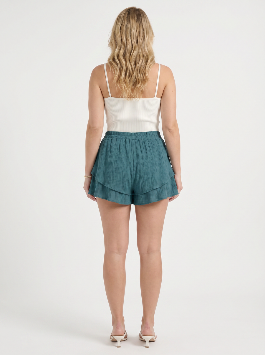 Piper Shorts im Volant-Look