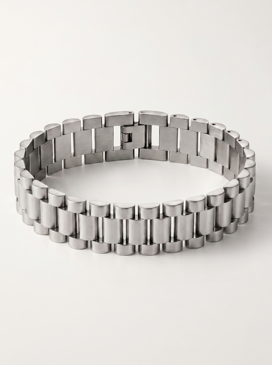 Luisa Gliederarmband im Uhrenarmband-Stil