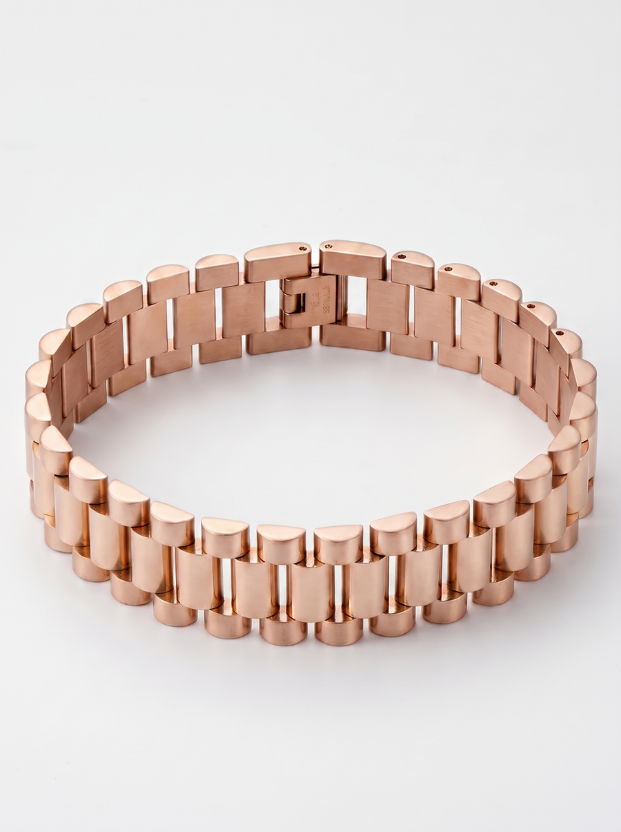 Luisa Gliederarmband im Uhrenarmband-Stil