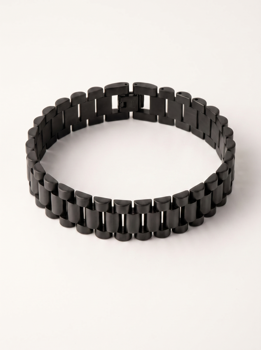 Luisa Gliederarmband im Uhrenarmband-Stil