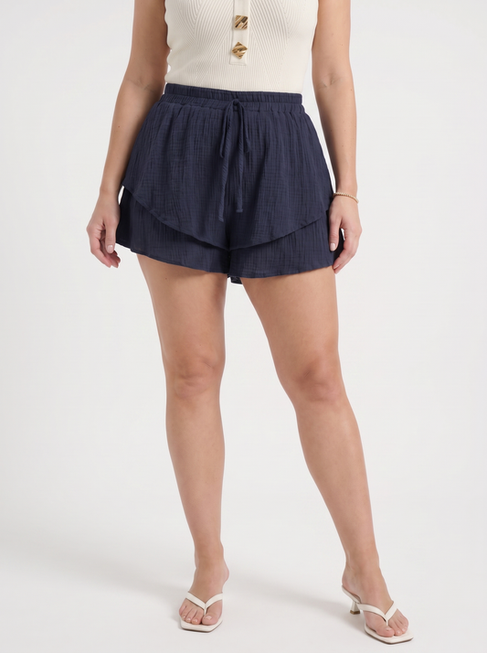 Piper Shorts im Volant-Look