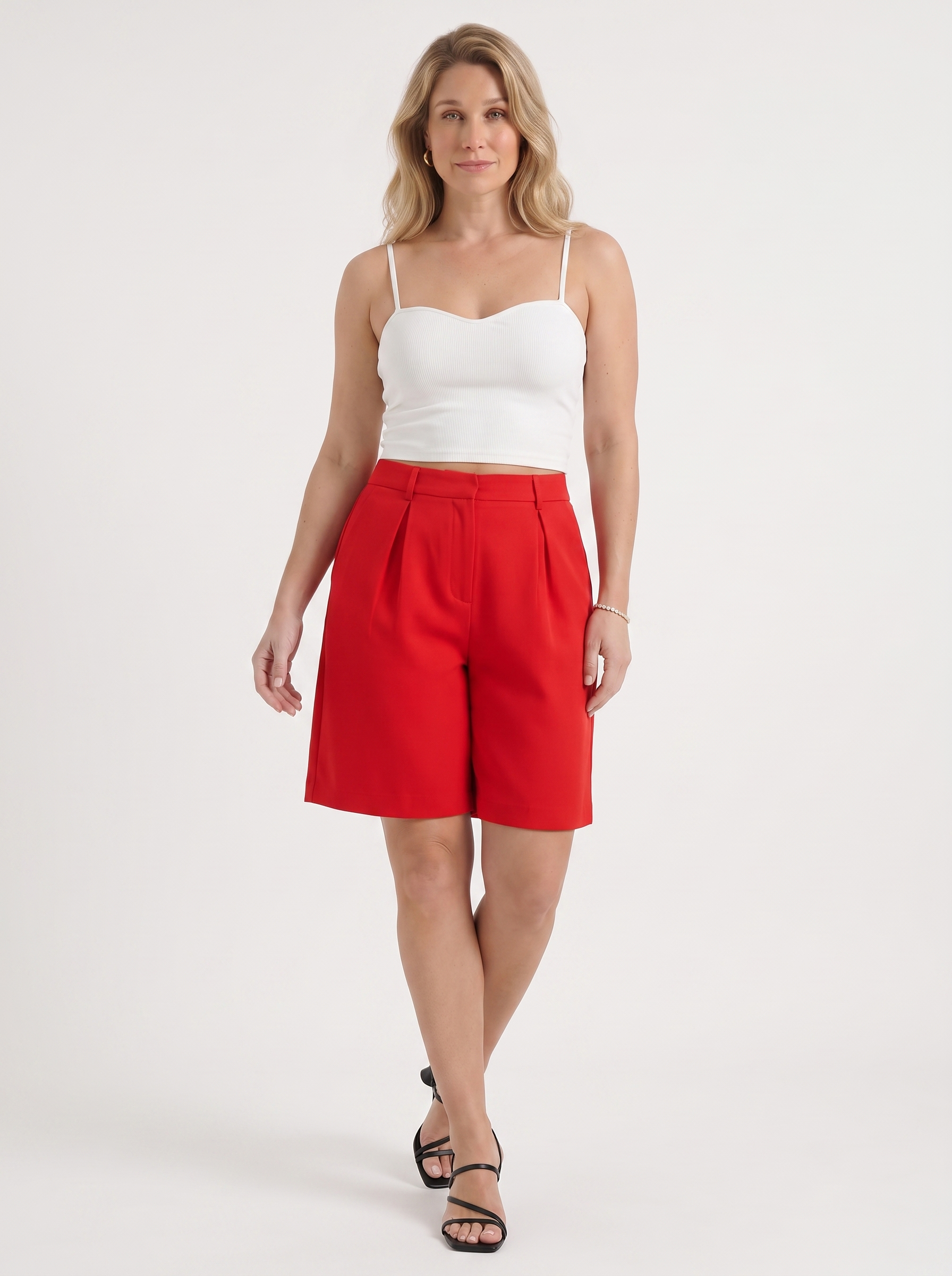 Renalie Bermudashorts mit Bundfalten