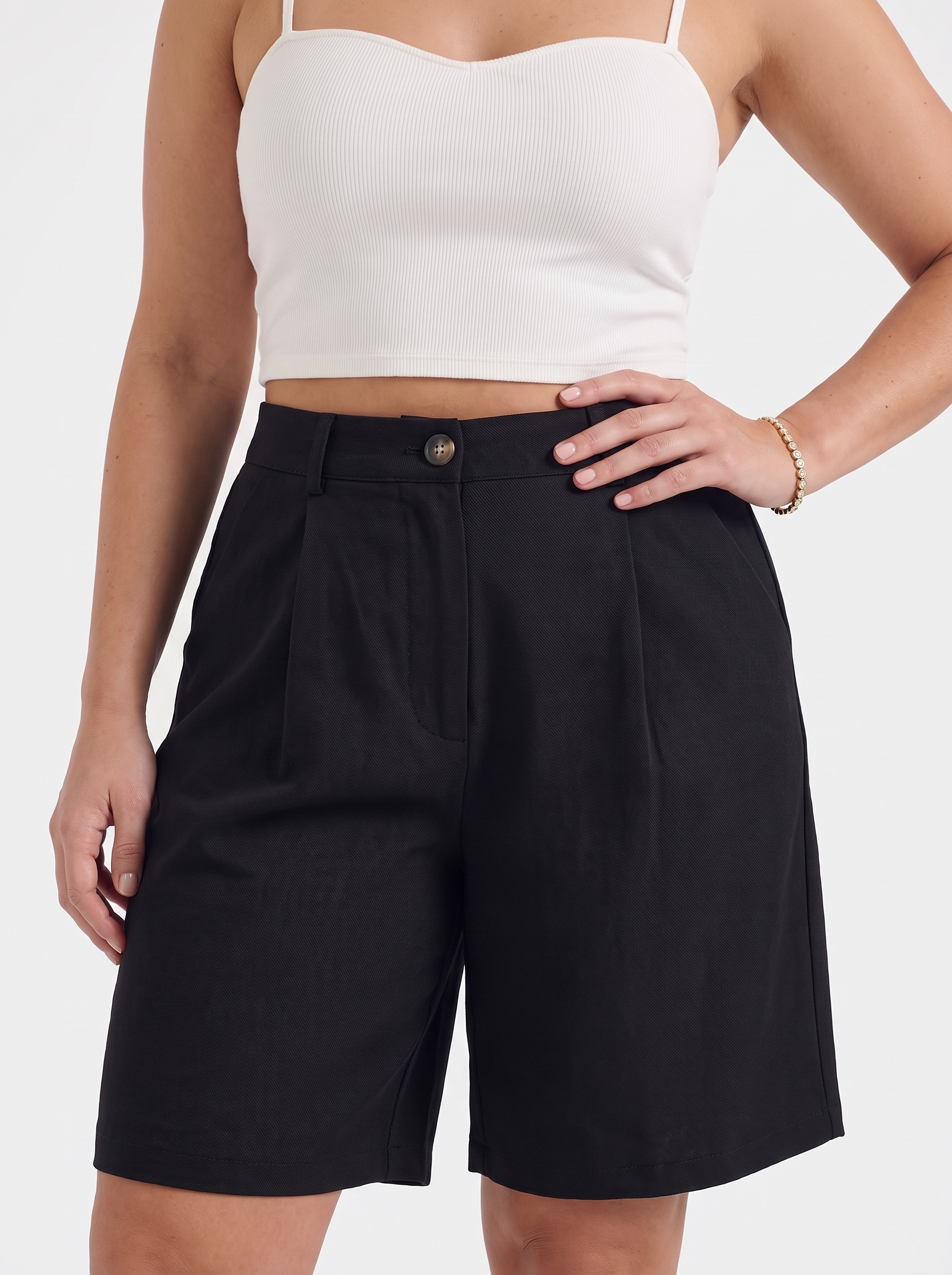 Renalie Bermudashorts mit Bundfalten
