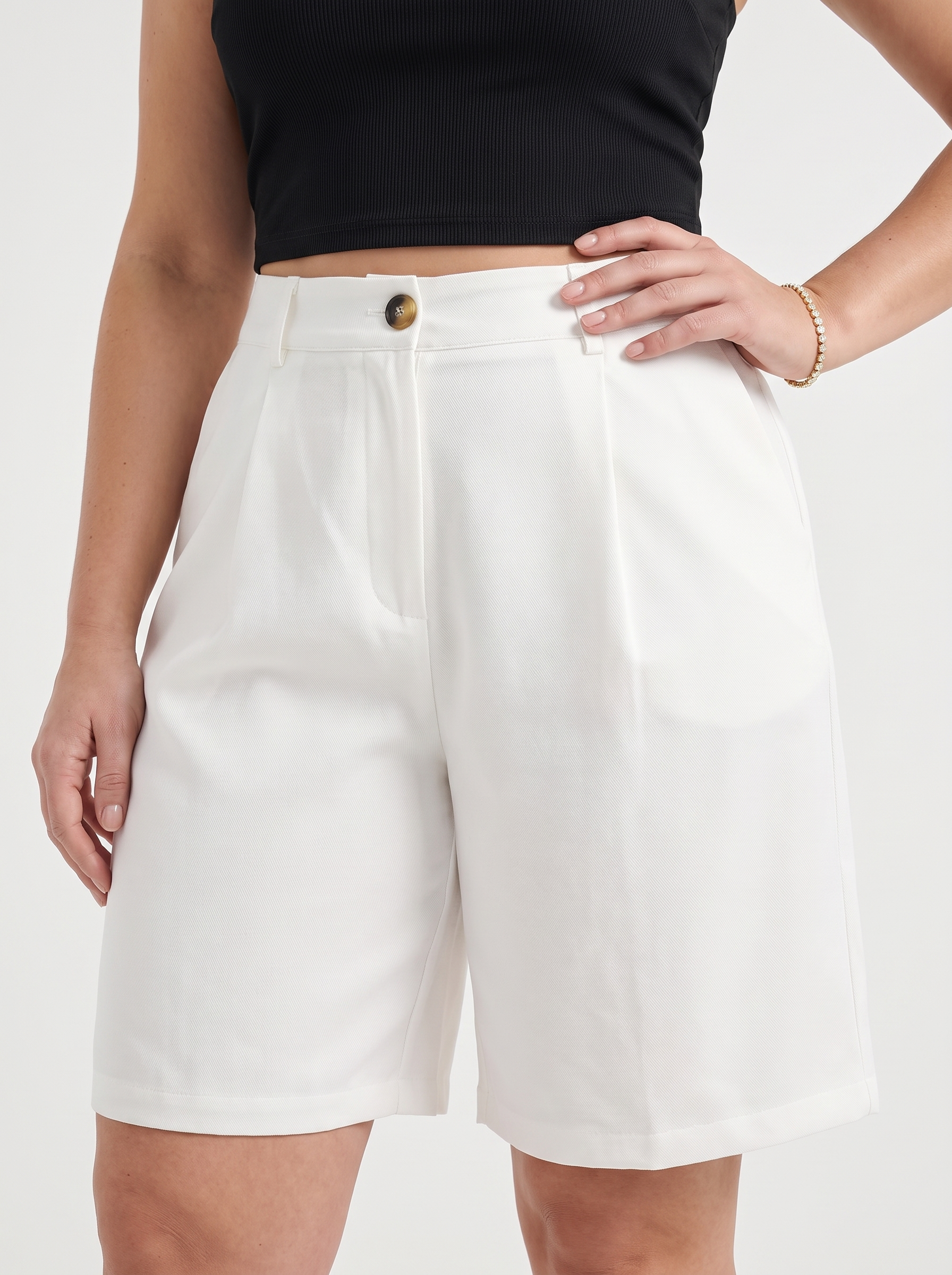 Renalie Bermudashorts mit Bundfalten