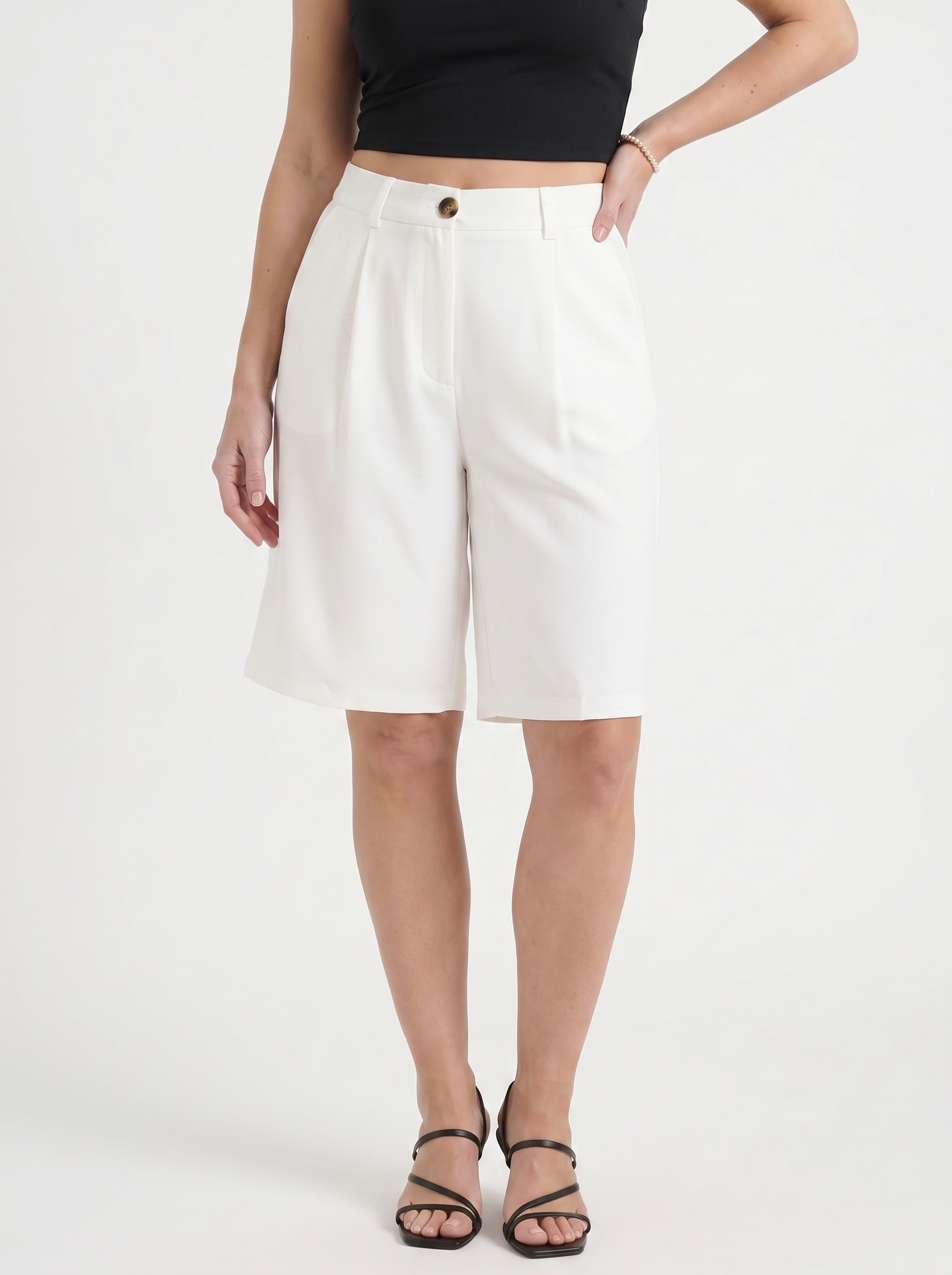 Renalie Bermudashorts mit Bundfalten