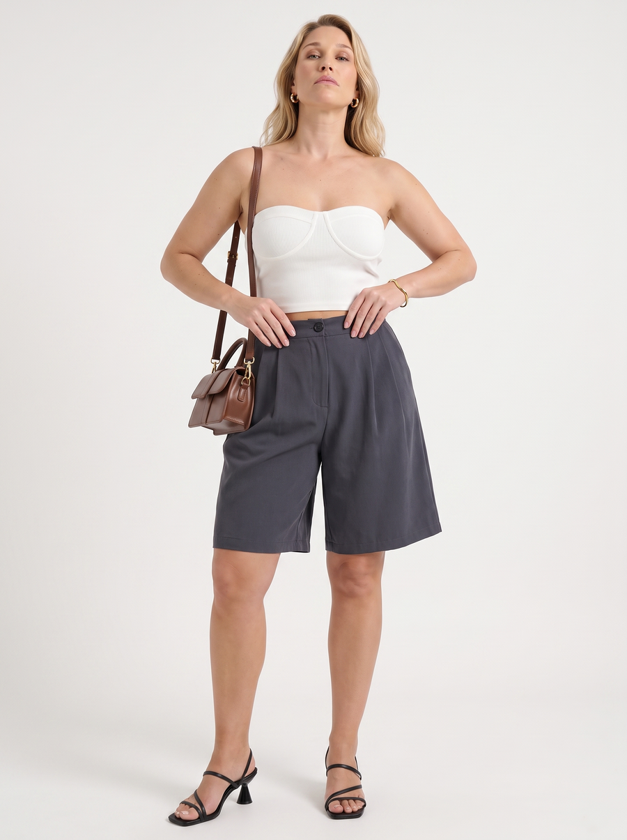 Xylene Bermudashorts mit Bundfalten