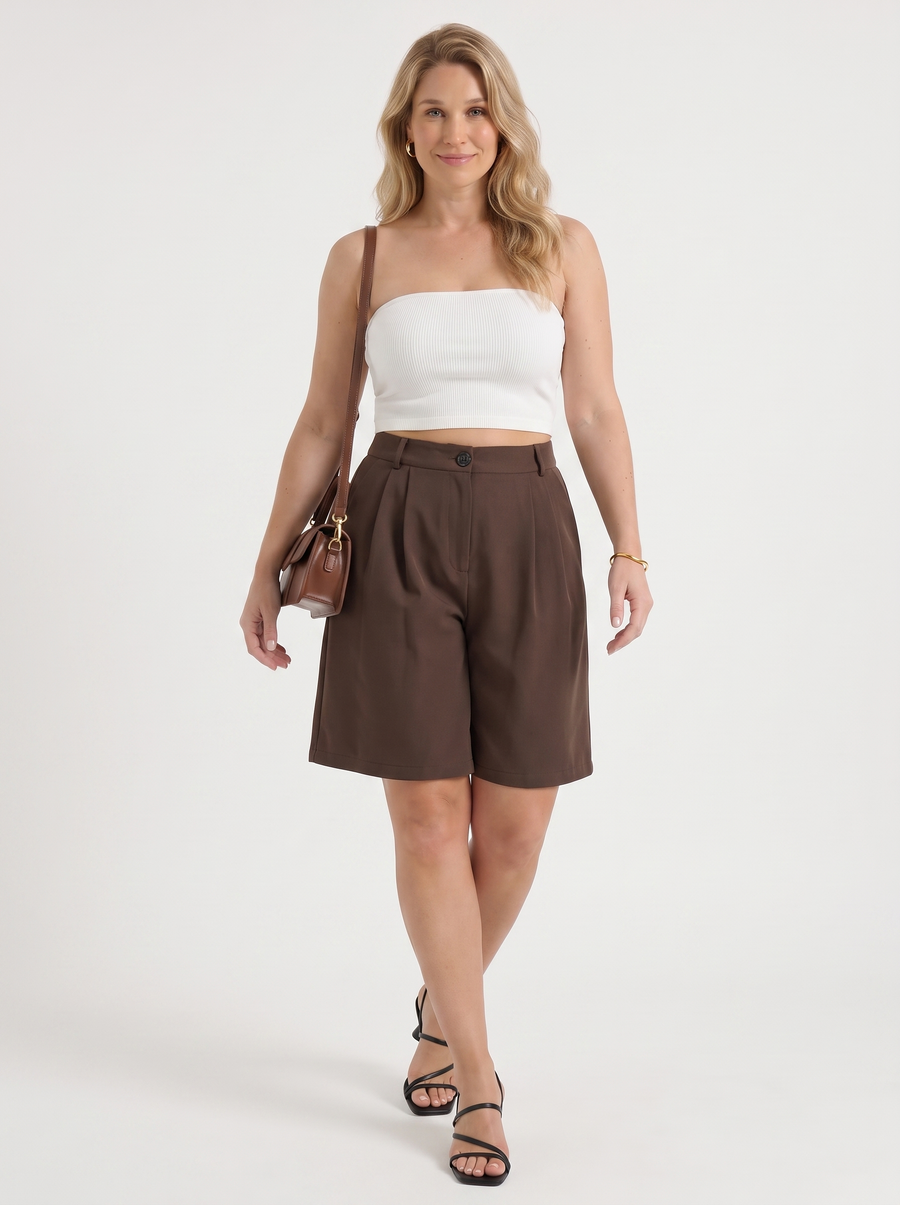 Xylene Bermudashorts mit Bundfalten