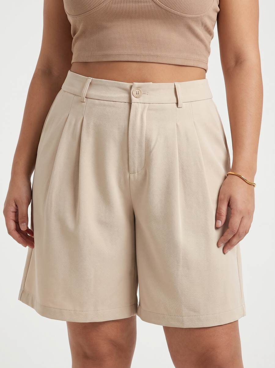 Xylene Bermudashorts mit Bundfalten