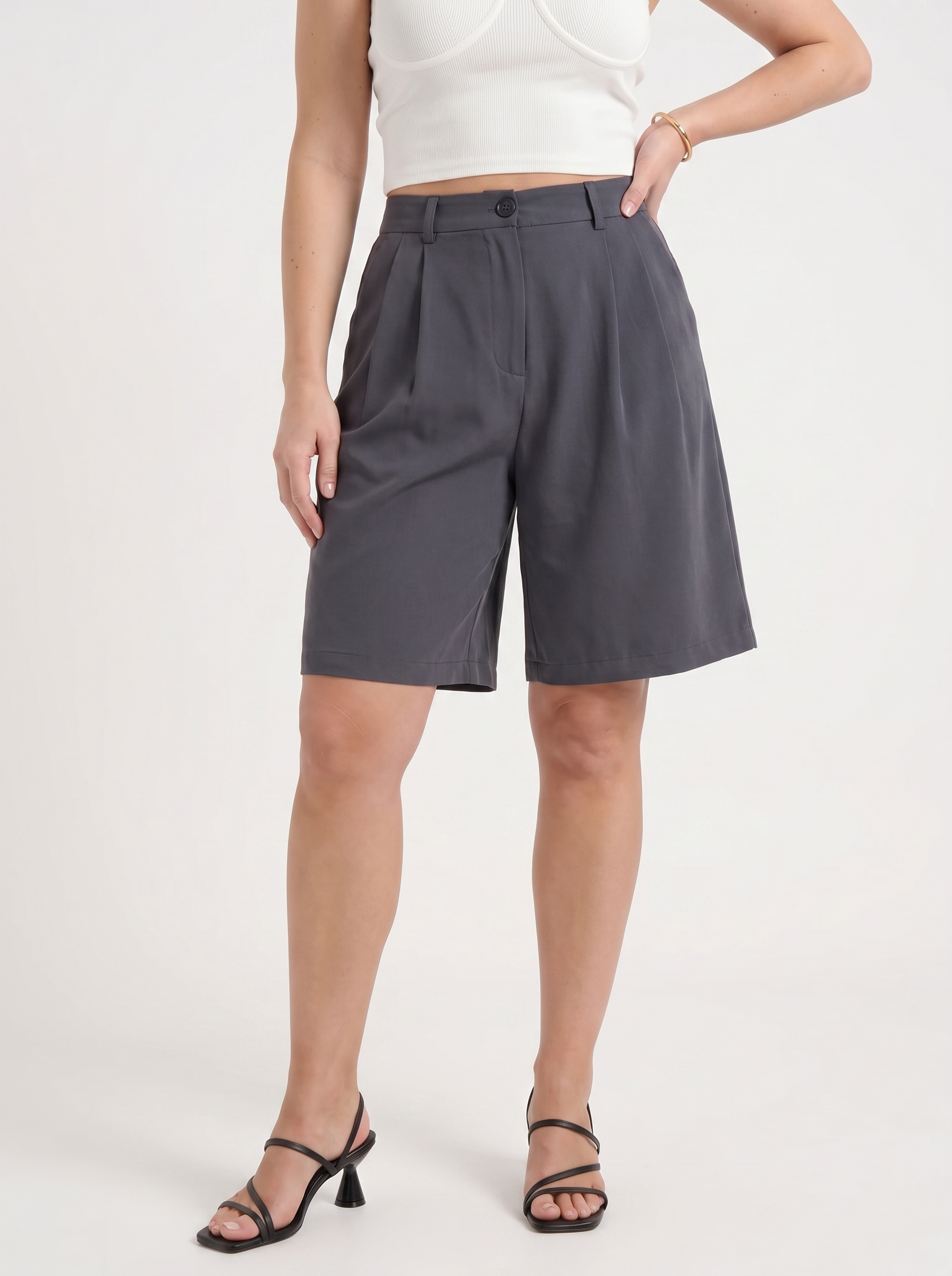Xylene Bermudashorts mit Bundfalten