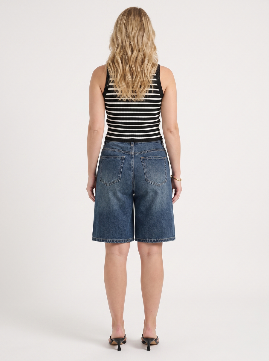 Elana Jeans-Bermudashorts