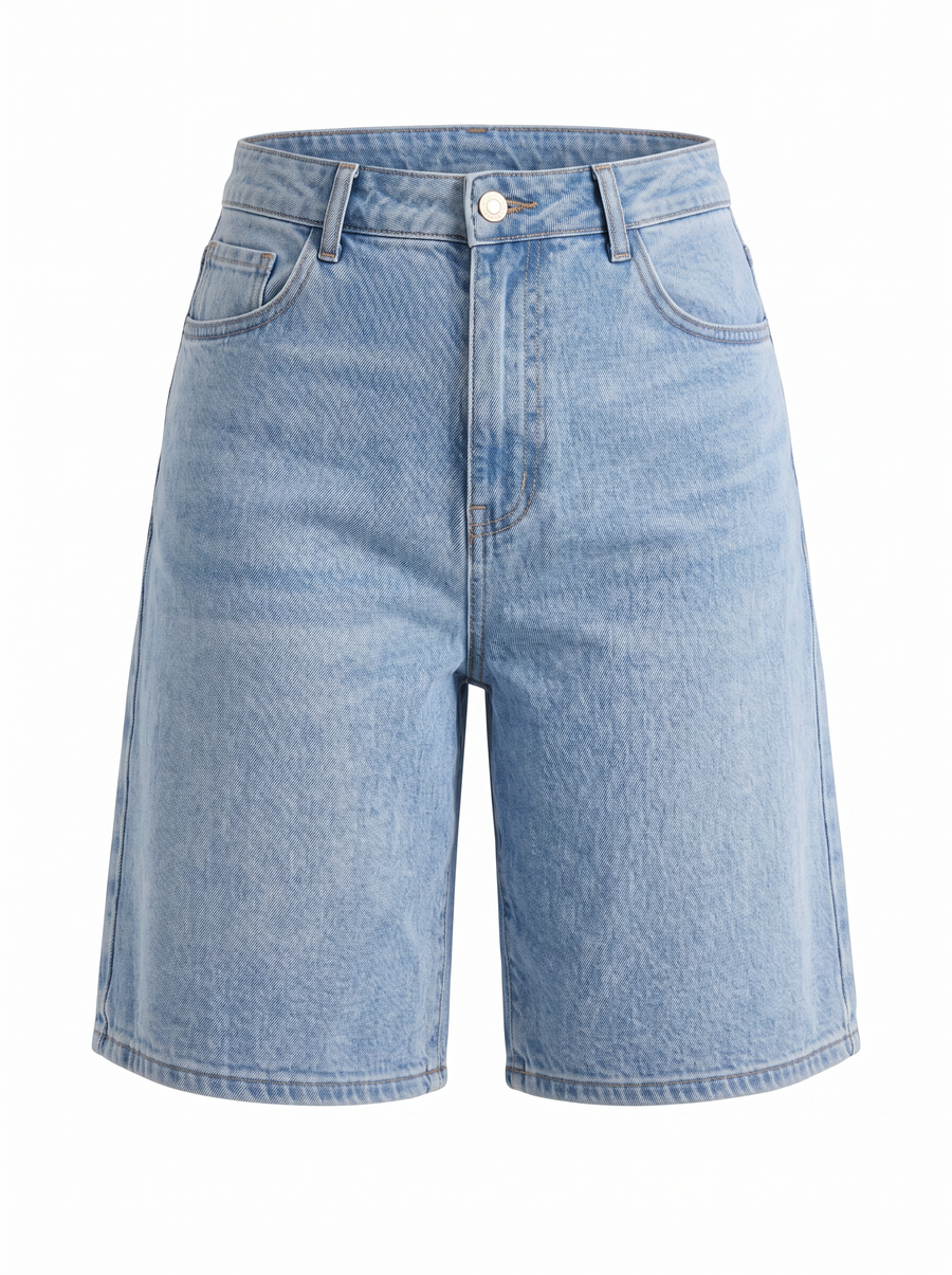 Elana Jeans-Bermudashorts