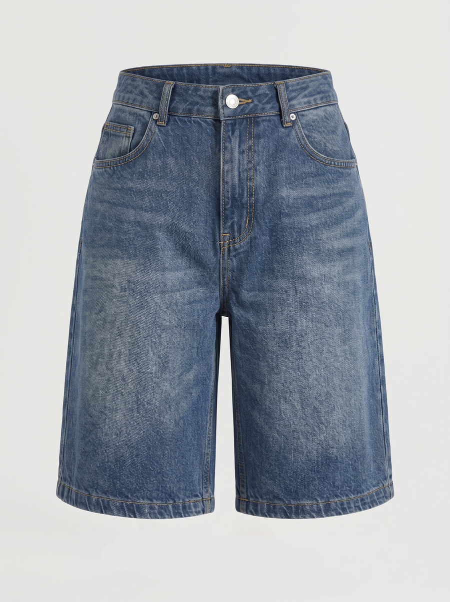 Elana Jeans-Bermudashorts