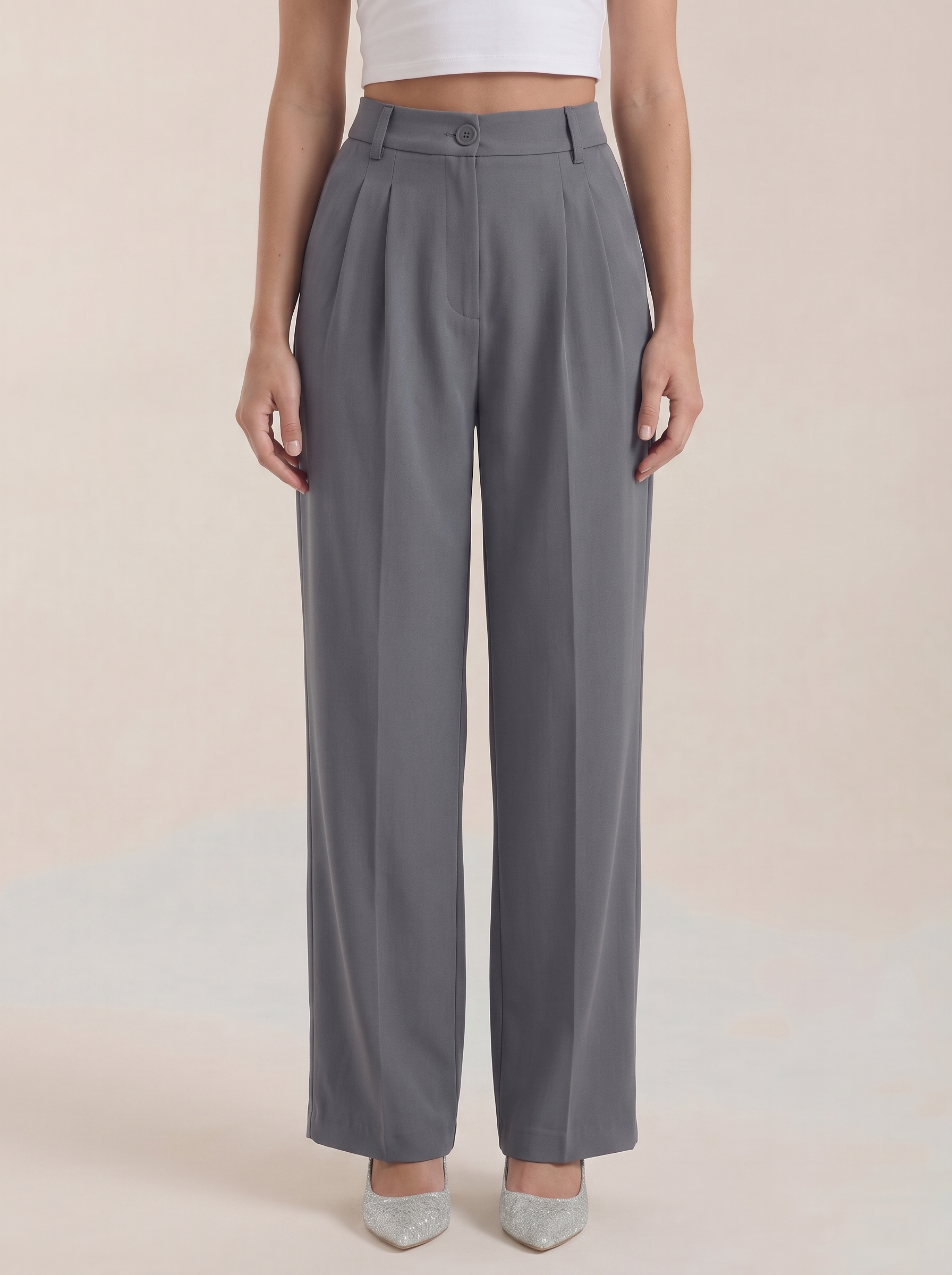 Rebecca High Waist Stoffhose