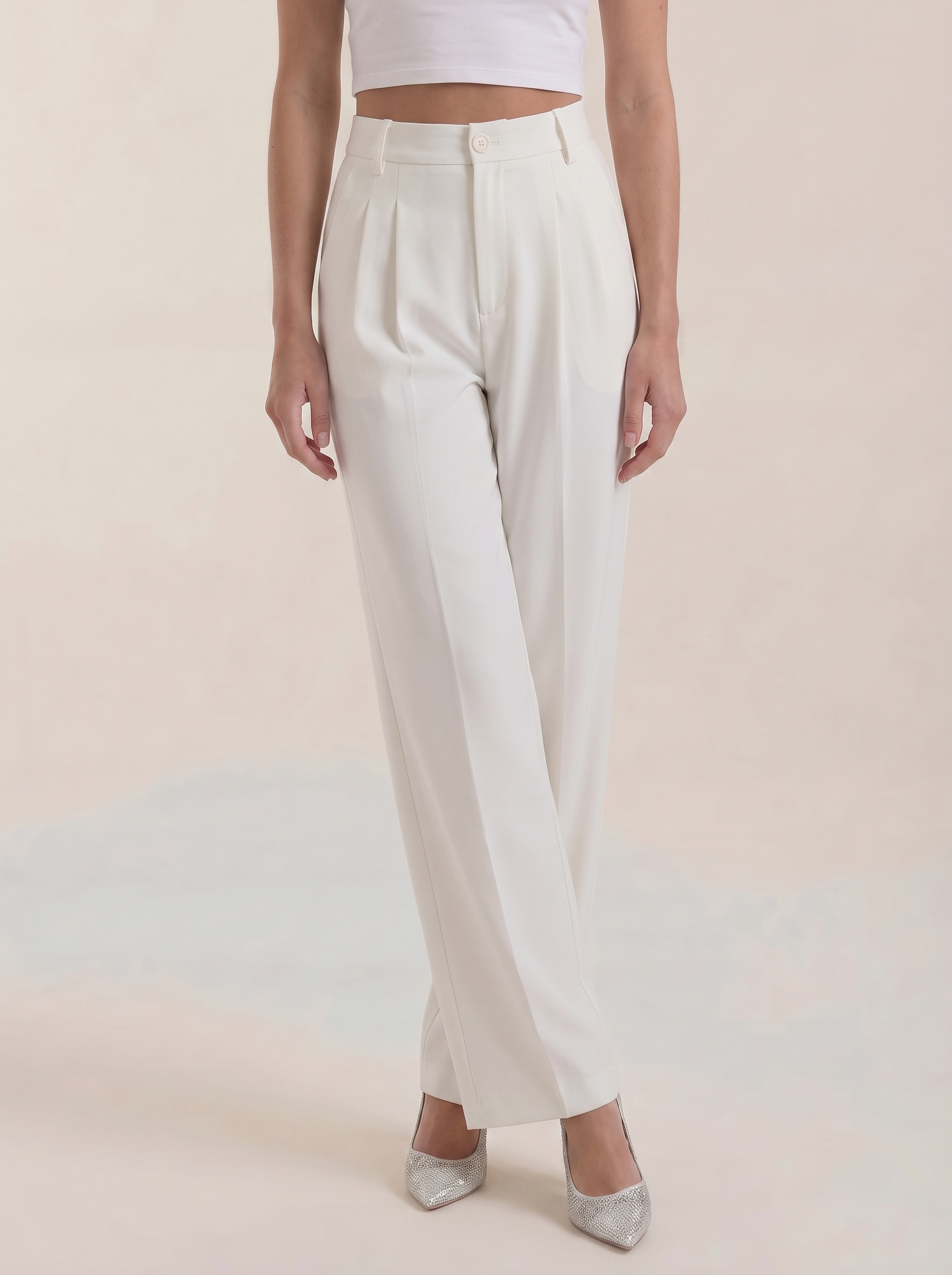 Rebecca High Waist Stoffhose