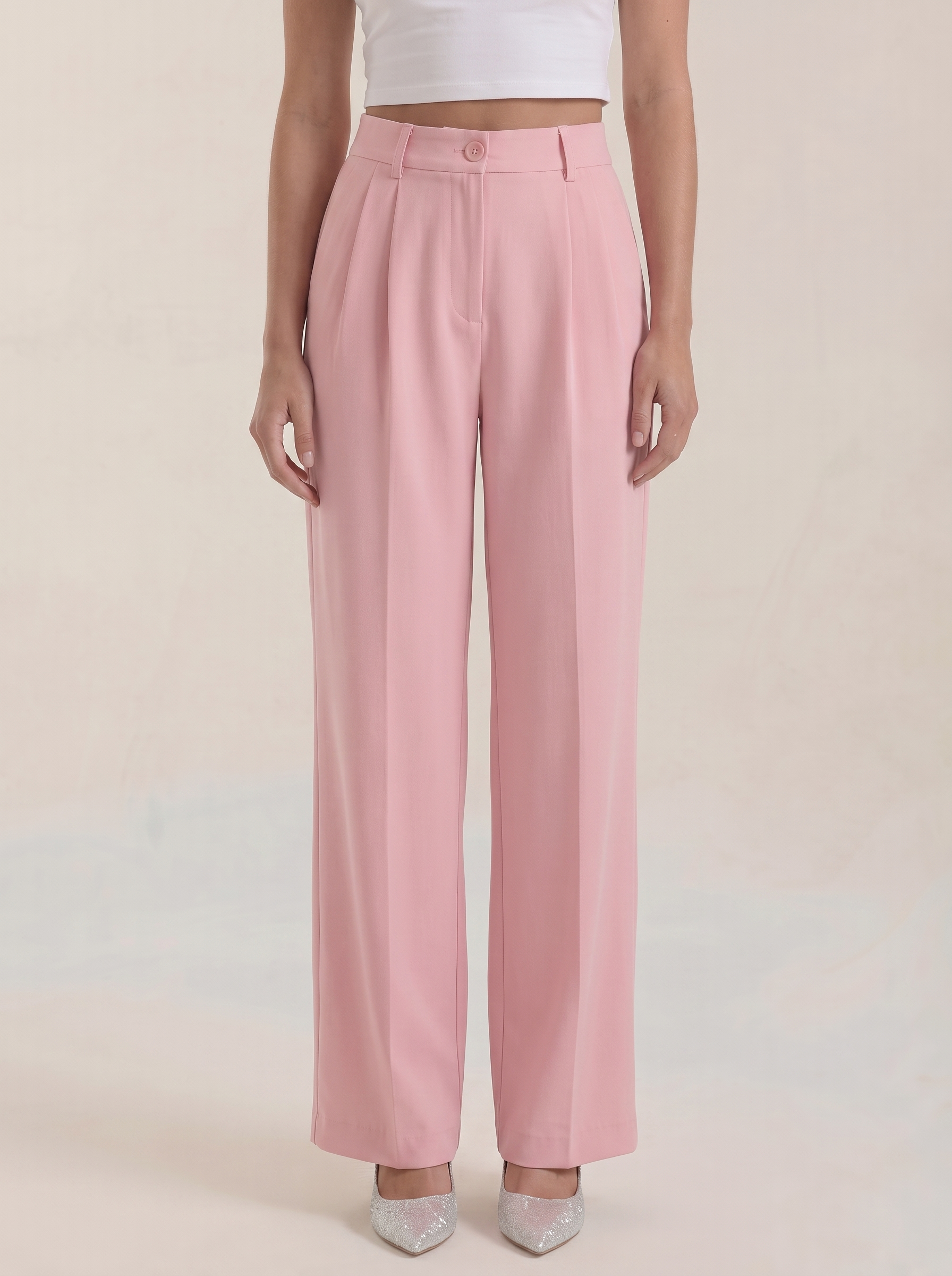 Rebecca High Waist Stoffhose