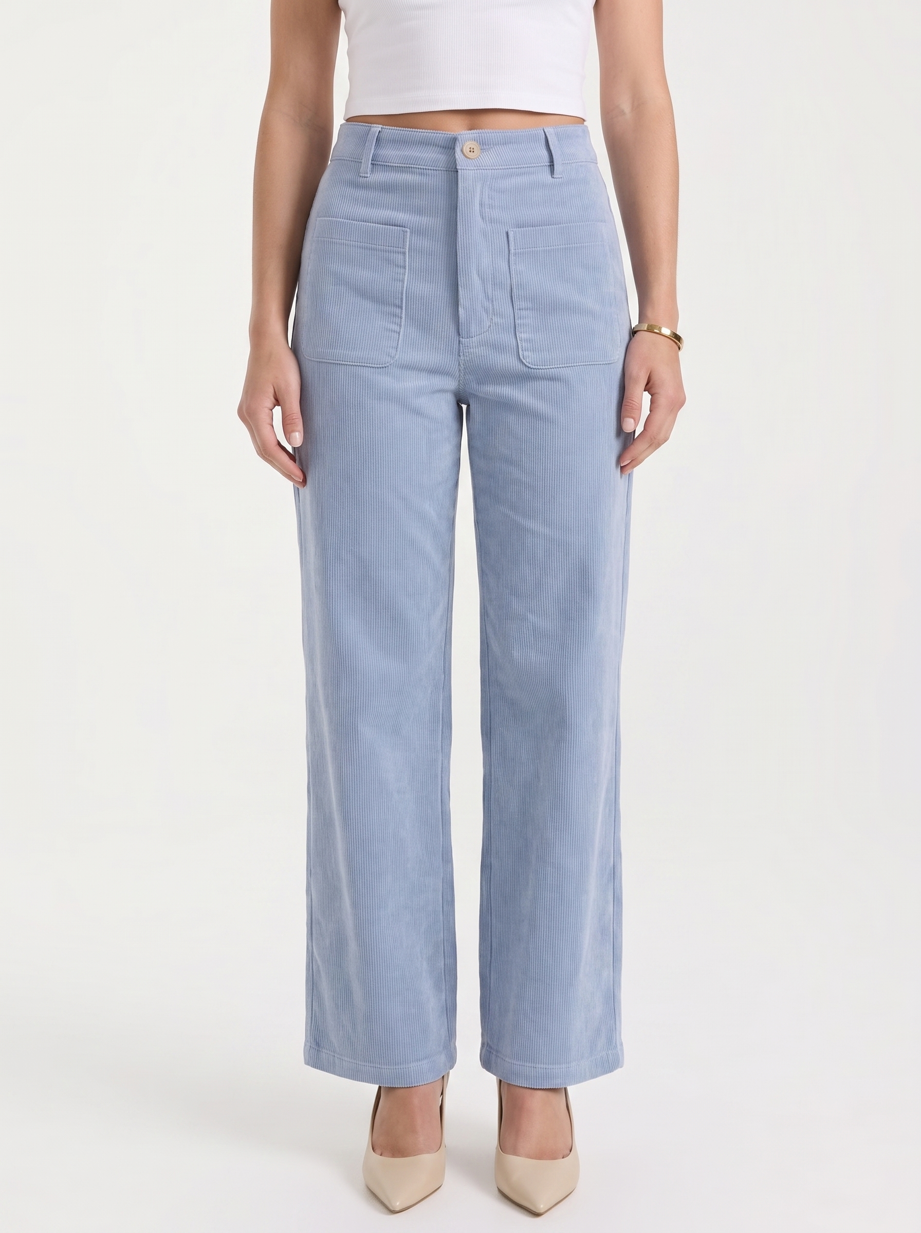 Allison Weite Cordhose