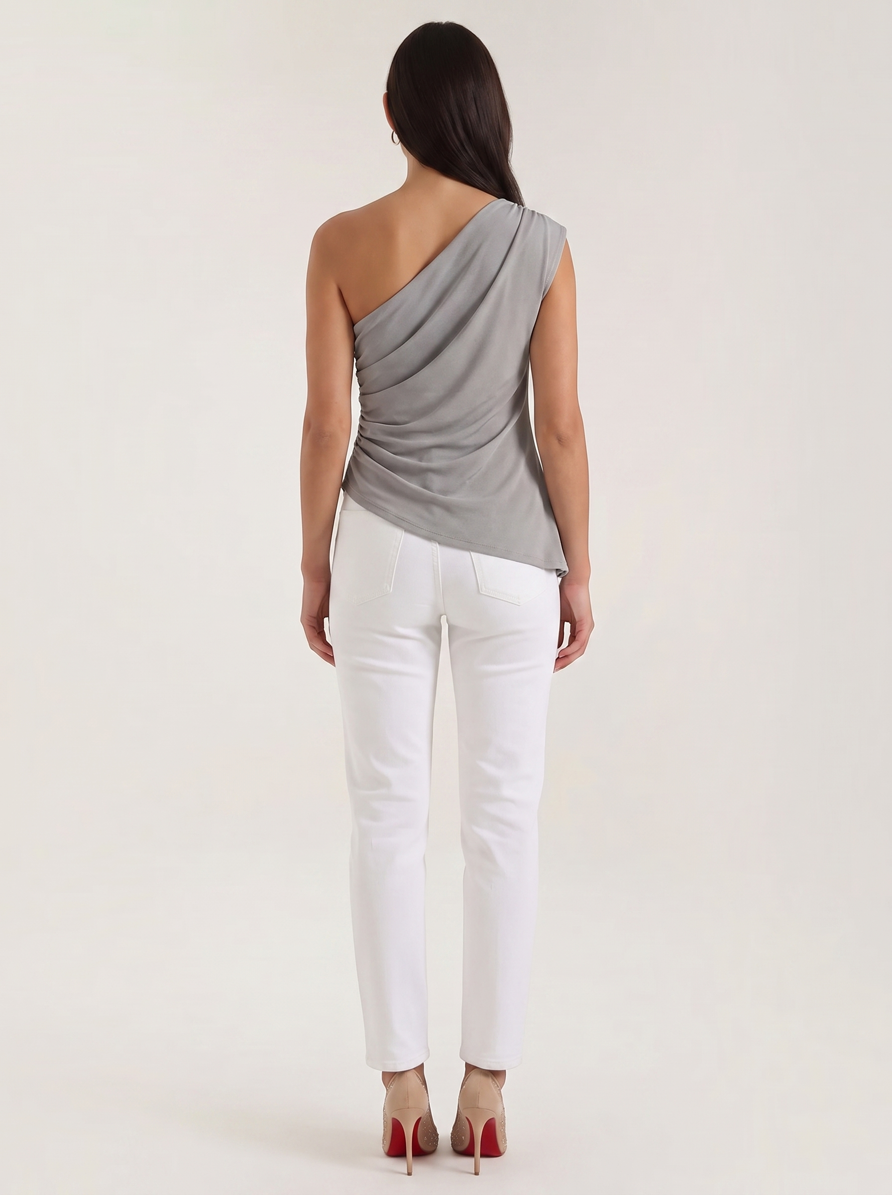Selene Ärmelloses One-Shoulder-Top