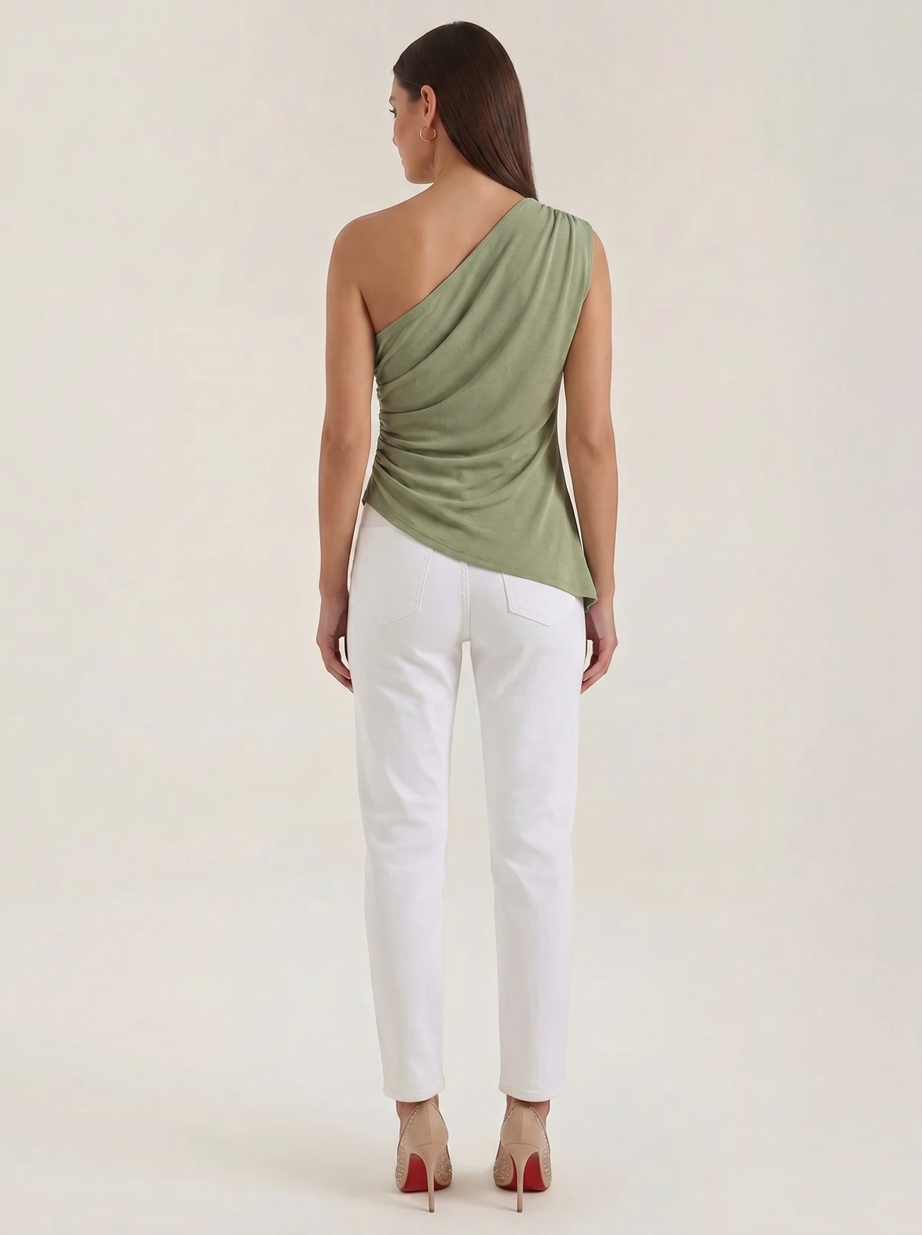 Selene Ärmelloses One-Shoulder-Top