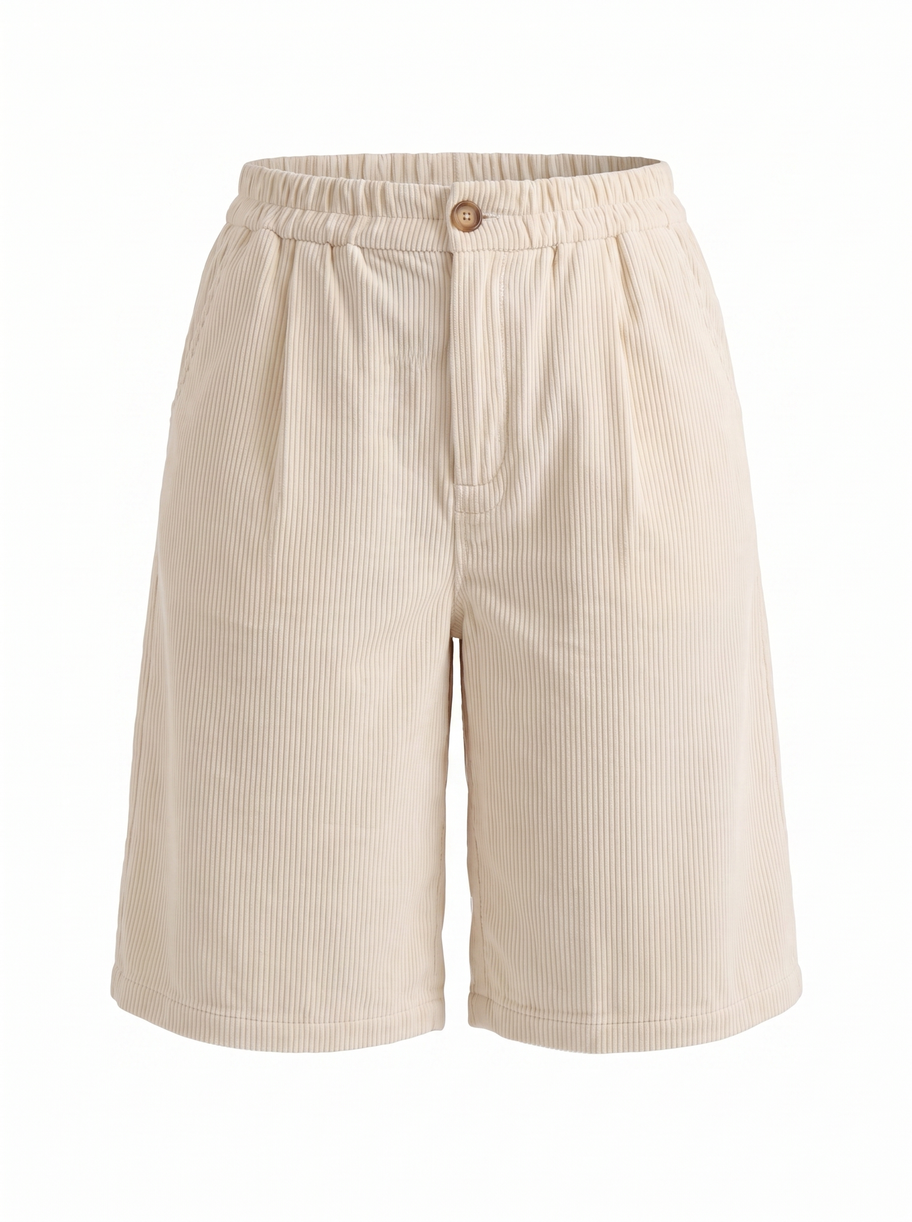 Lauren Cord-Shorts mit weitem Bein
