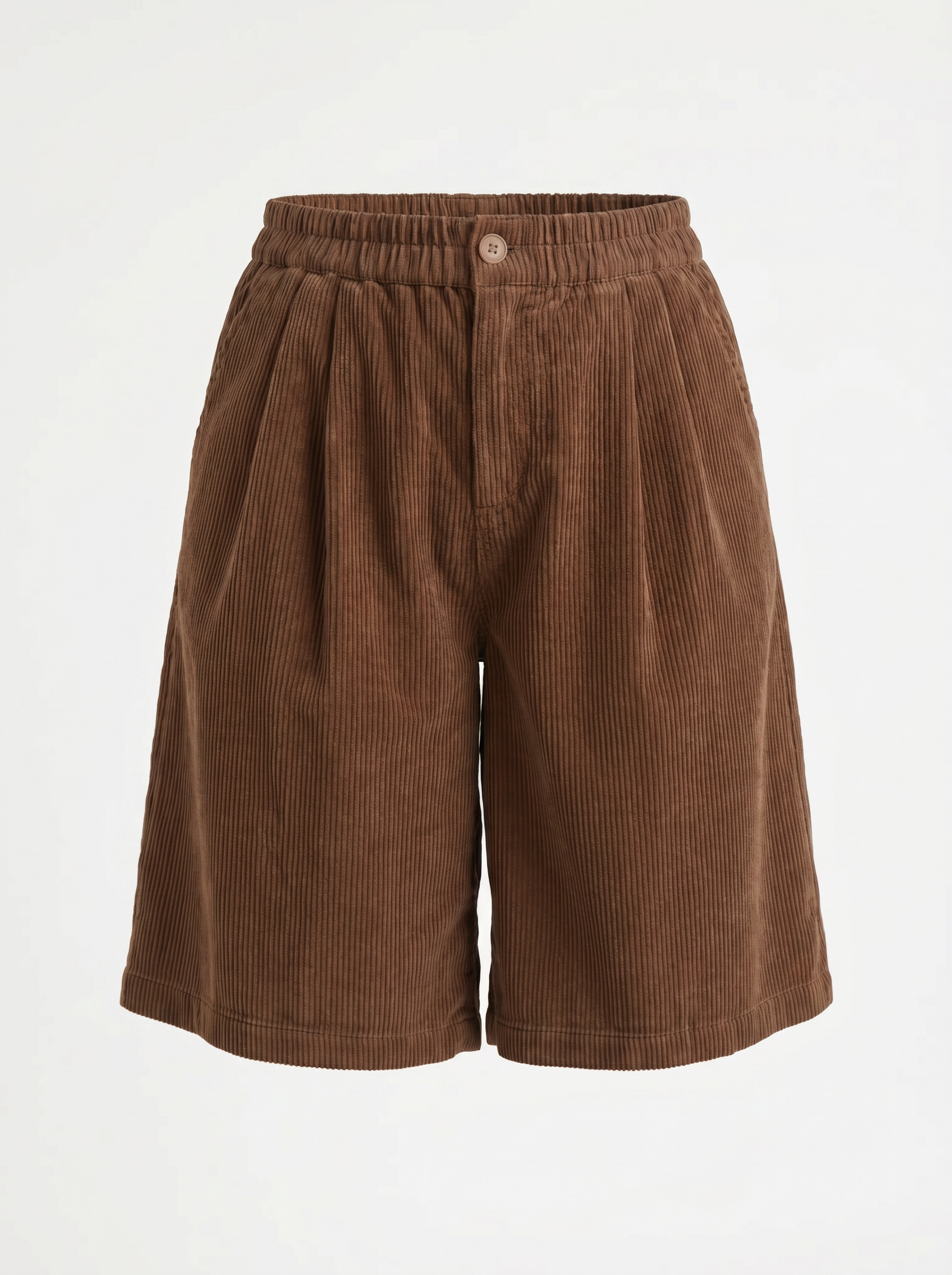 Lauren Cord-Shorts mit weitem Bein
