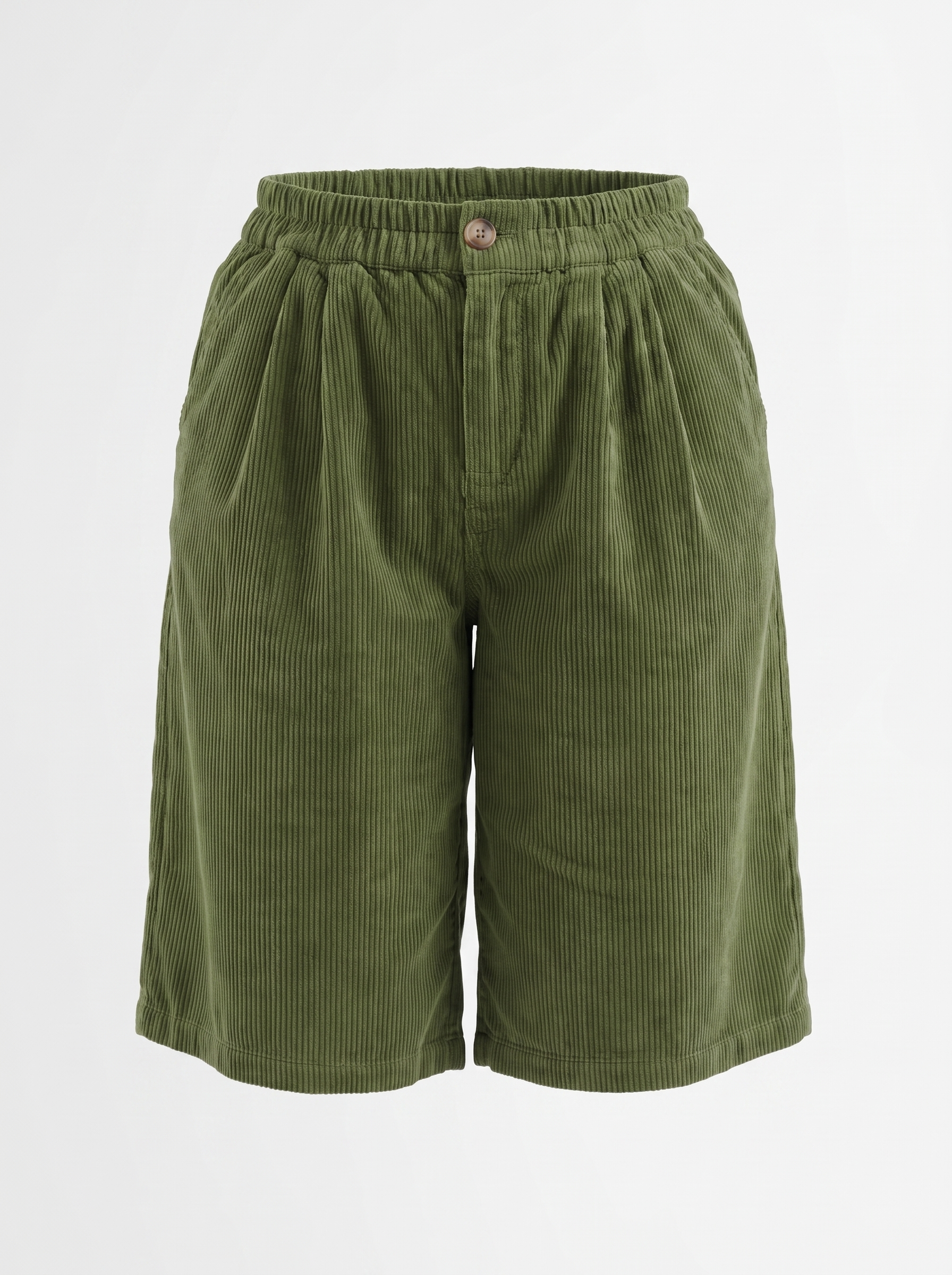 Lauren Cord-Shorts mit weitem Bein