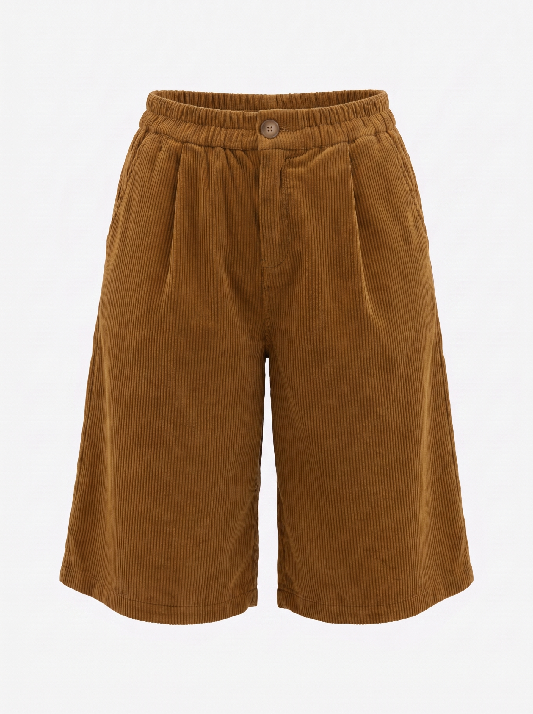 Lauren Cord-Shorts mit weitem Bein