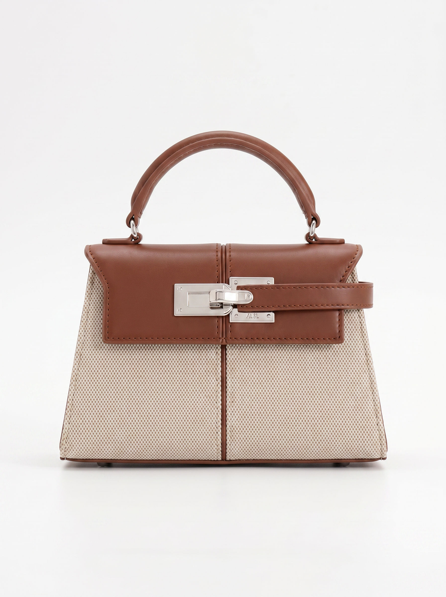 Claudia Henkeltasche mit Schwenkschloss