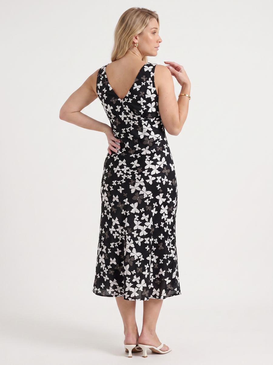 Esme Midikleid mit Blumenmuster