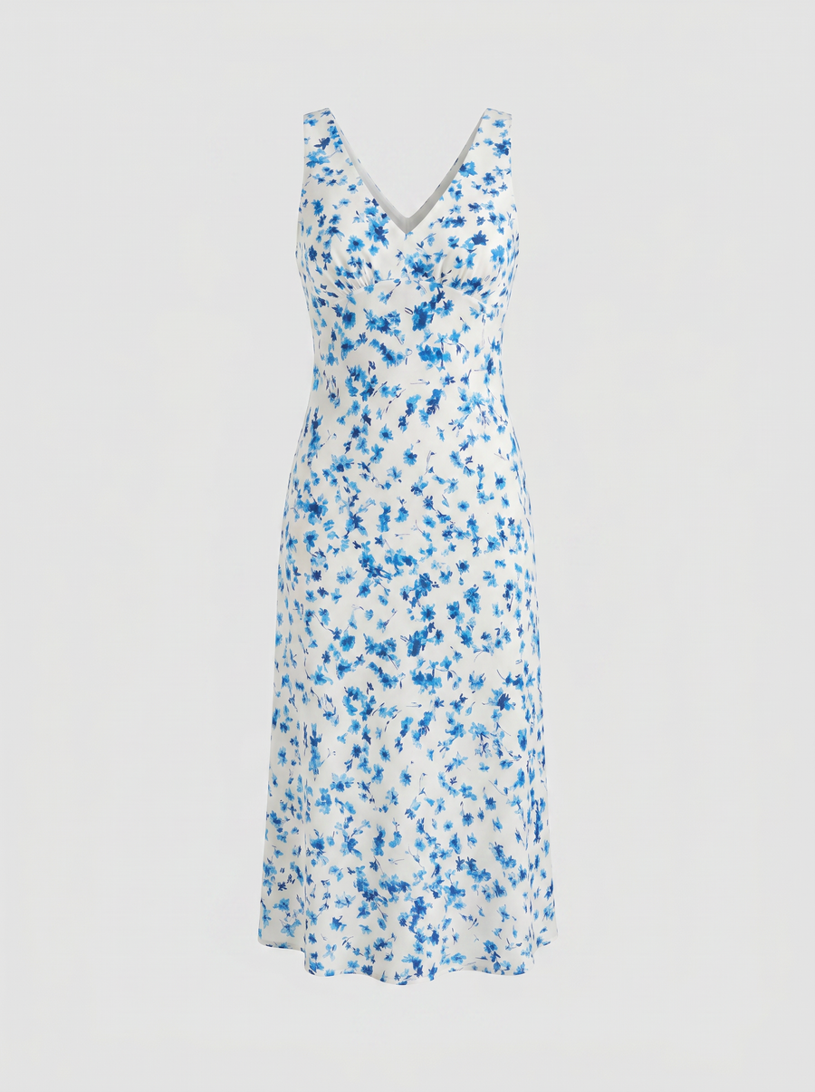 Esme Midikleid mit Blumenmuster