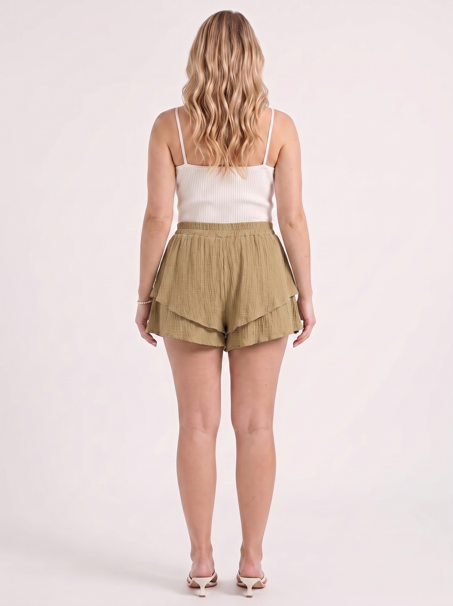 Piper Shorts im Volant-Look