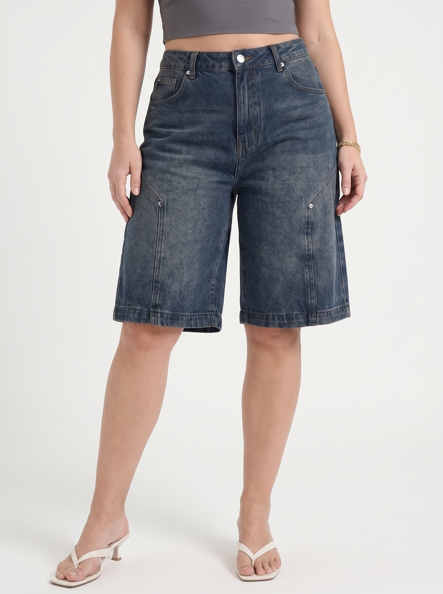 Caretta Jeans-Bermudashorts im Cargo-Stil