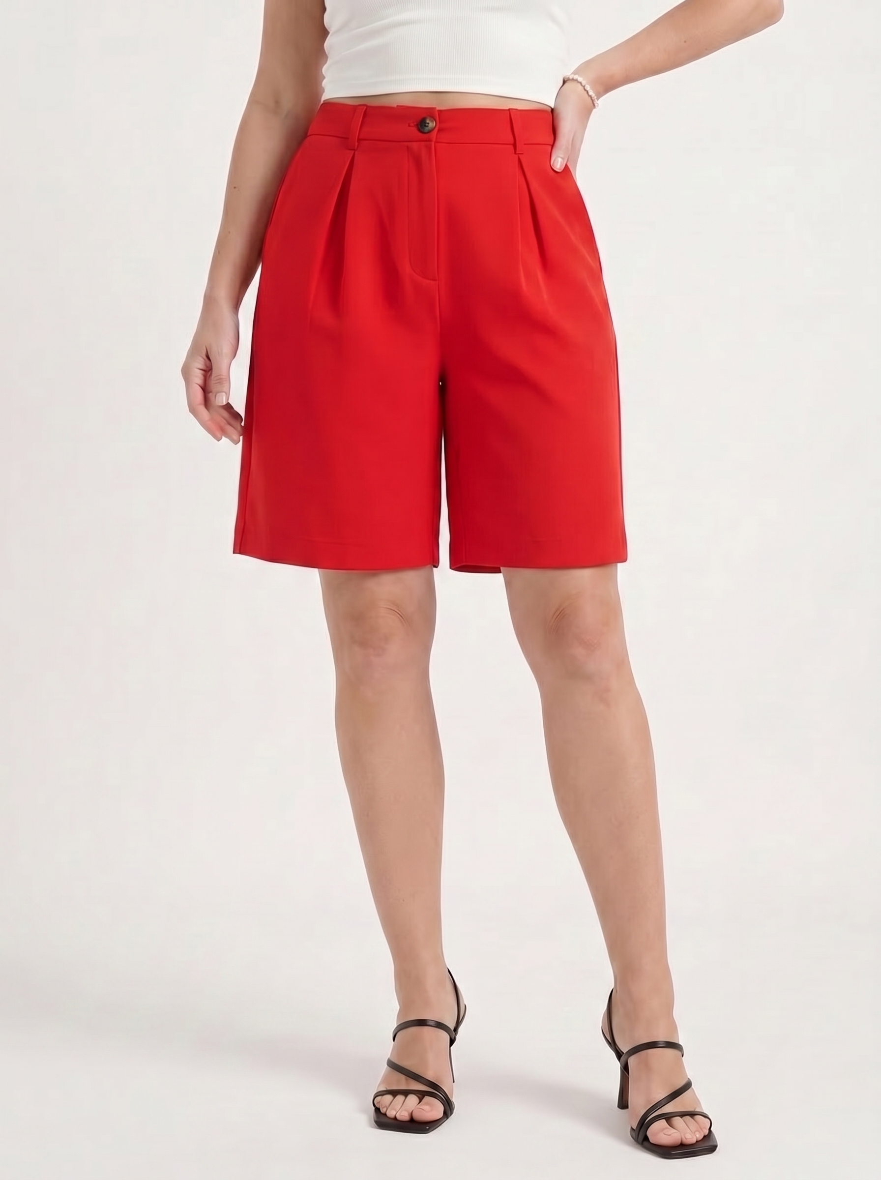 Renalie Bermudashorts mit Bundfalten