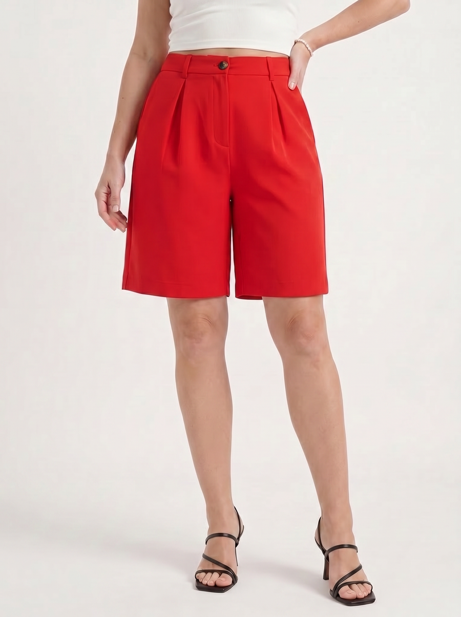 Renalie Bermudashorts mit Bundfalten