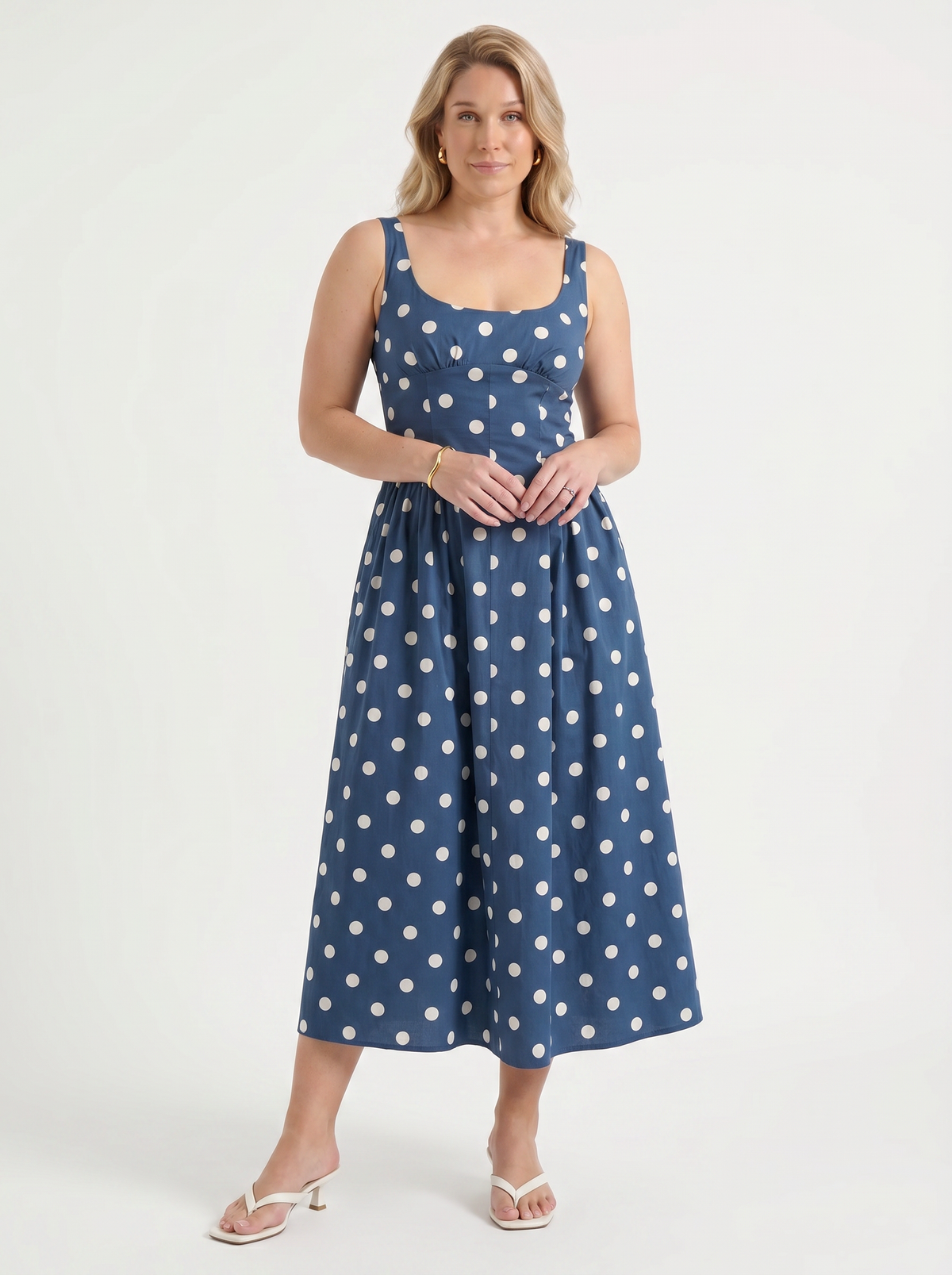Delilah Midikleid mit Blumenmuster
