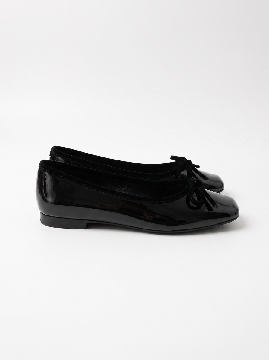 Brandy Ballerinas in Lackoptik