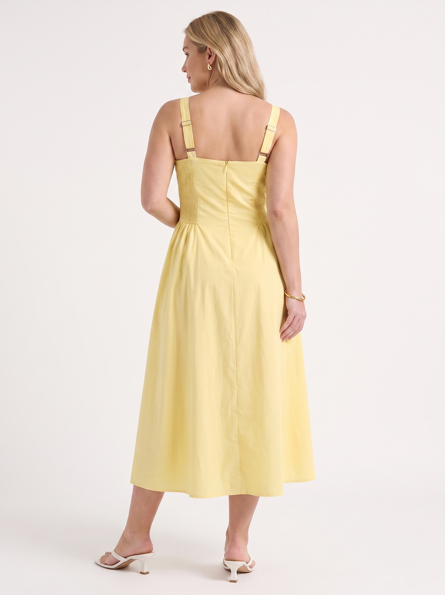 Delilah Midikleid mit Blumenmuster