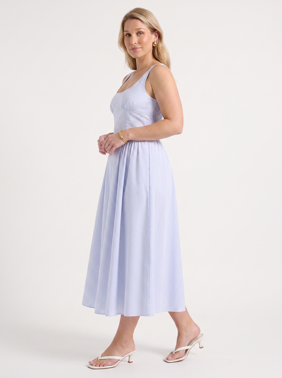 Delilah Midikleid mit Blumenmuster