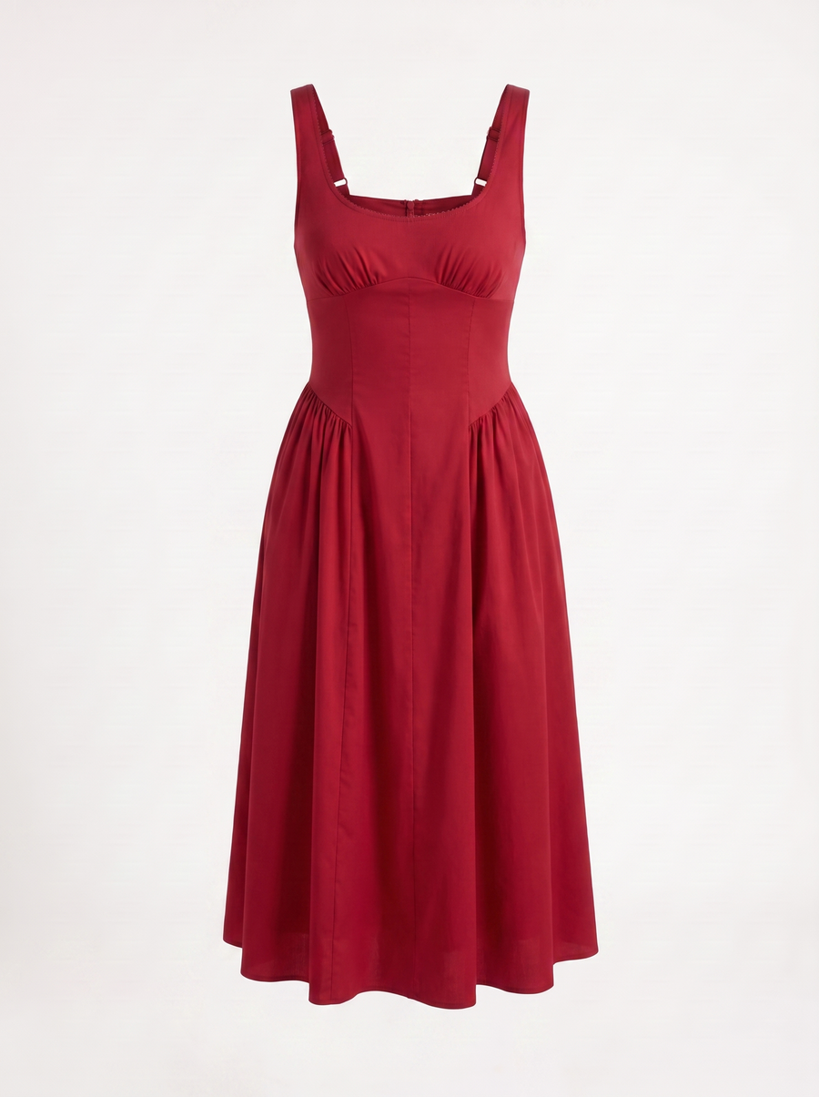 Delilah Midikleid mit Blumenmuster