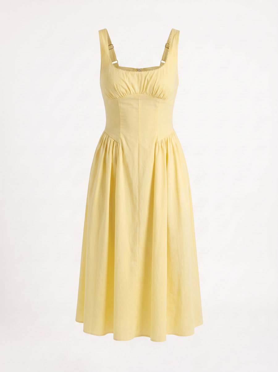 Delilah Midikleid mit Blumenmuster